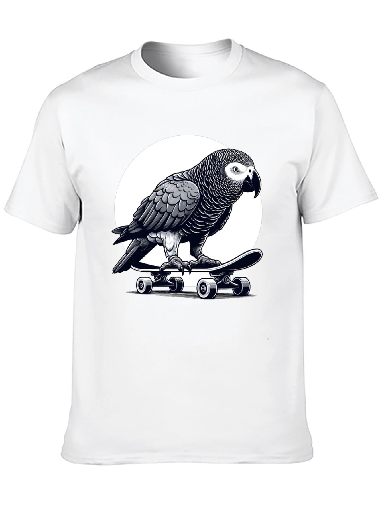 Parrot Skateboard T-Shirt