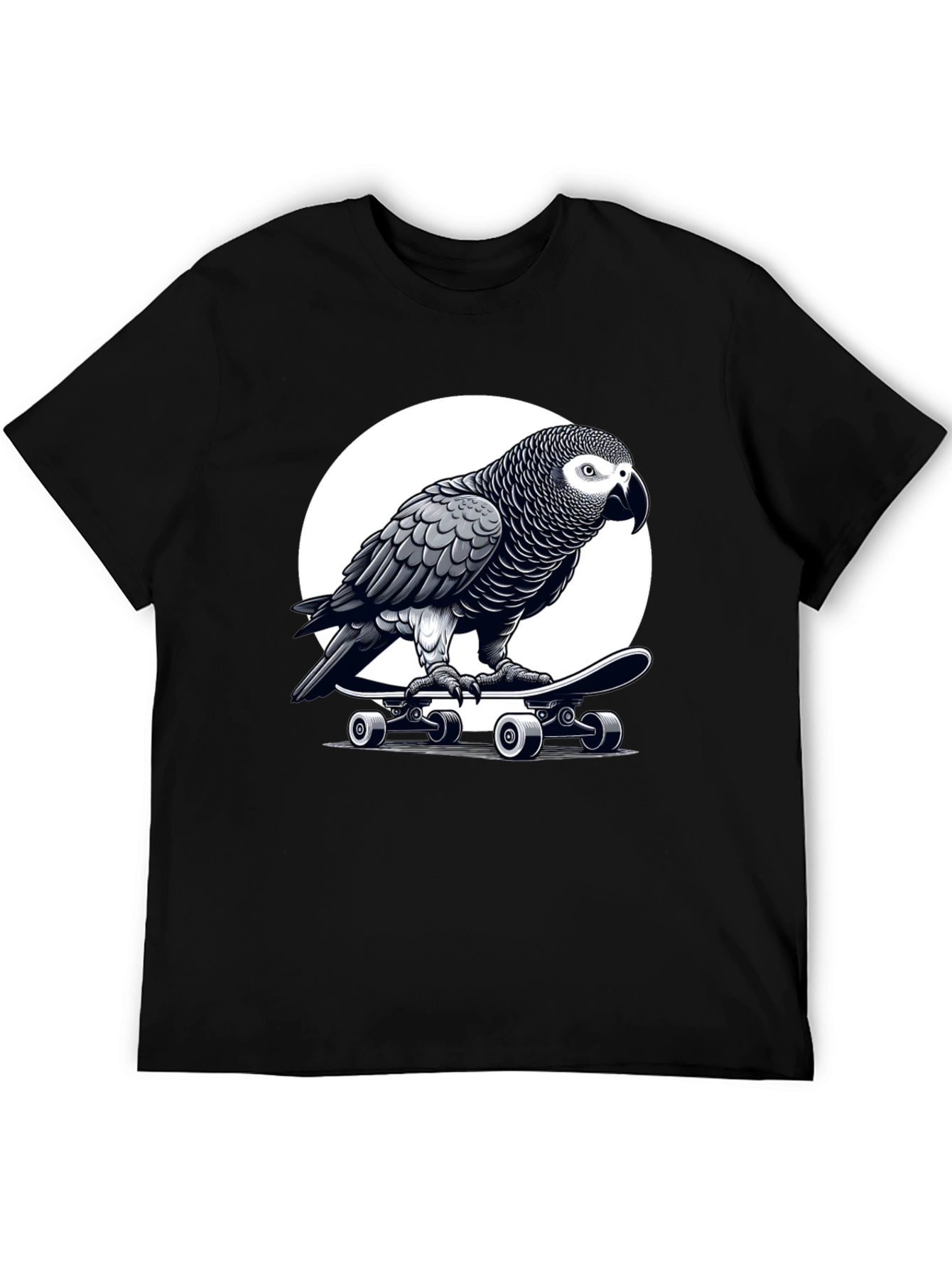 Parrot Skateboard T-Shirt