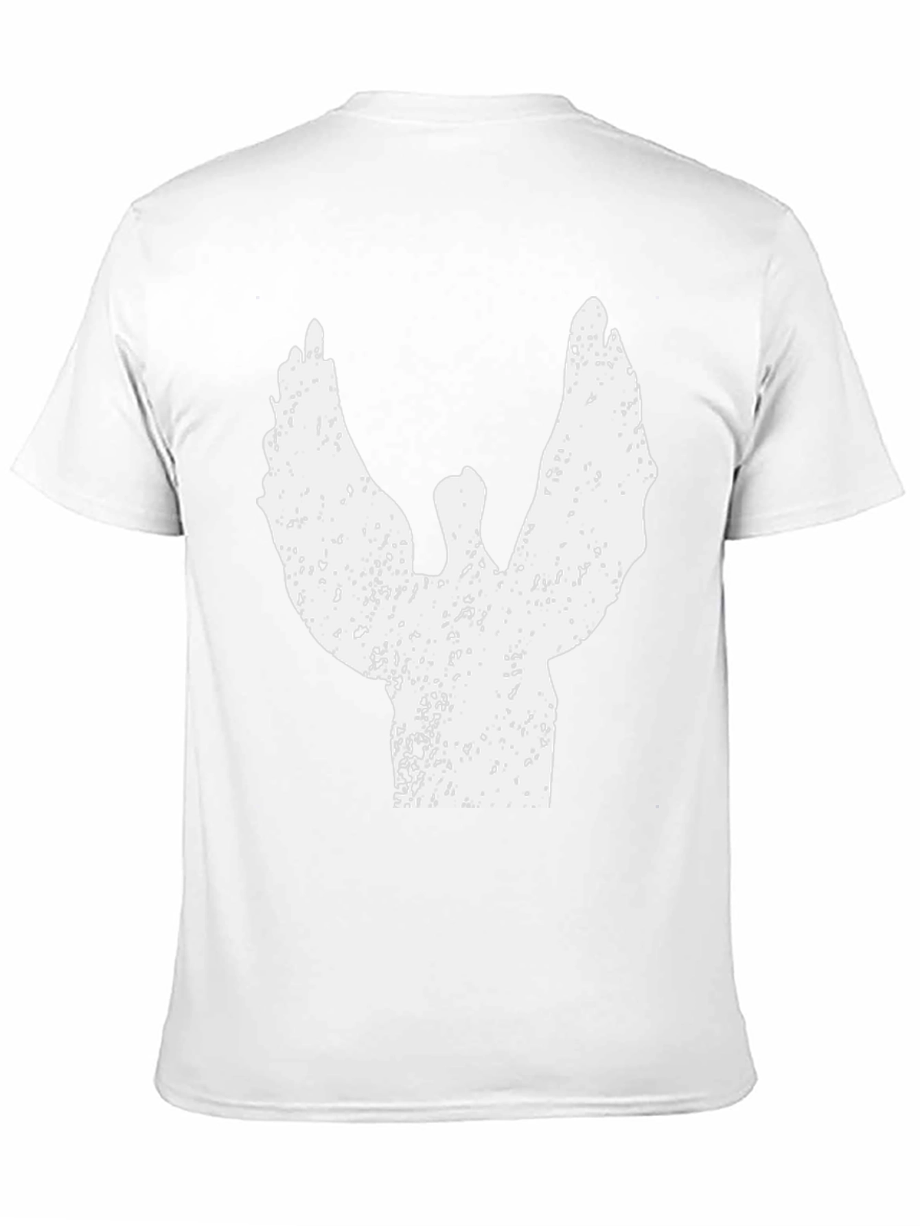 Grunge Angel Wings Graphic Black Tee