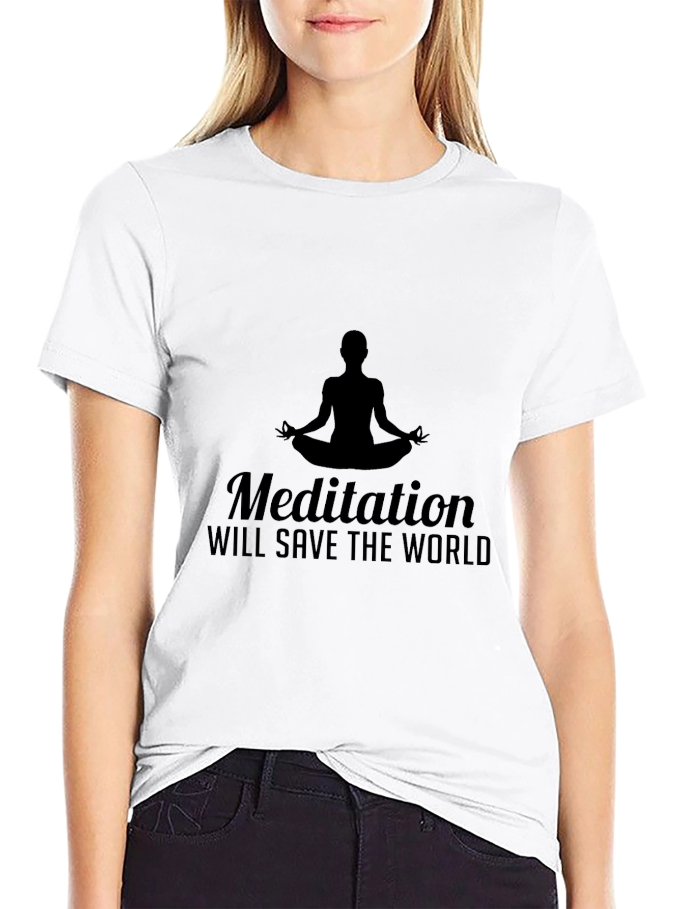 Meditation Will Save the World Graphic T-Shirt