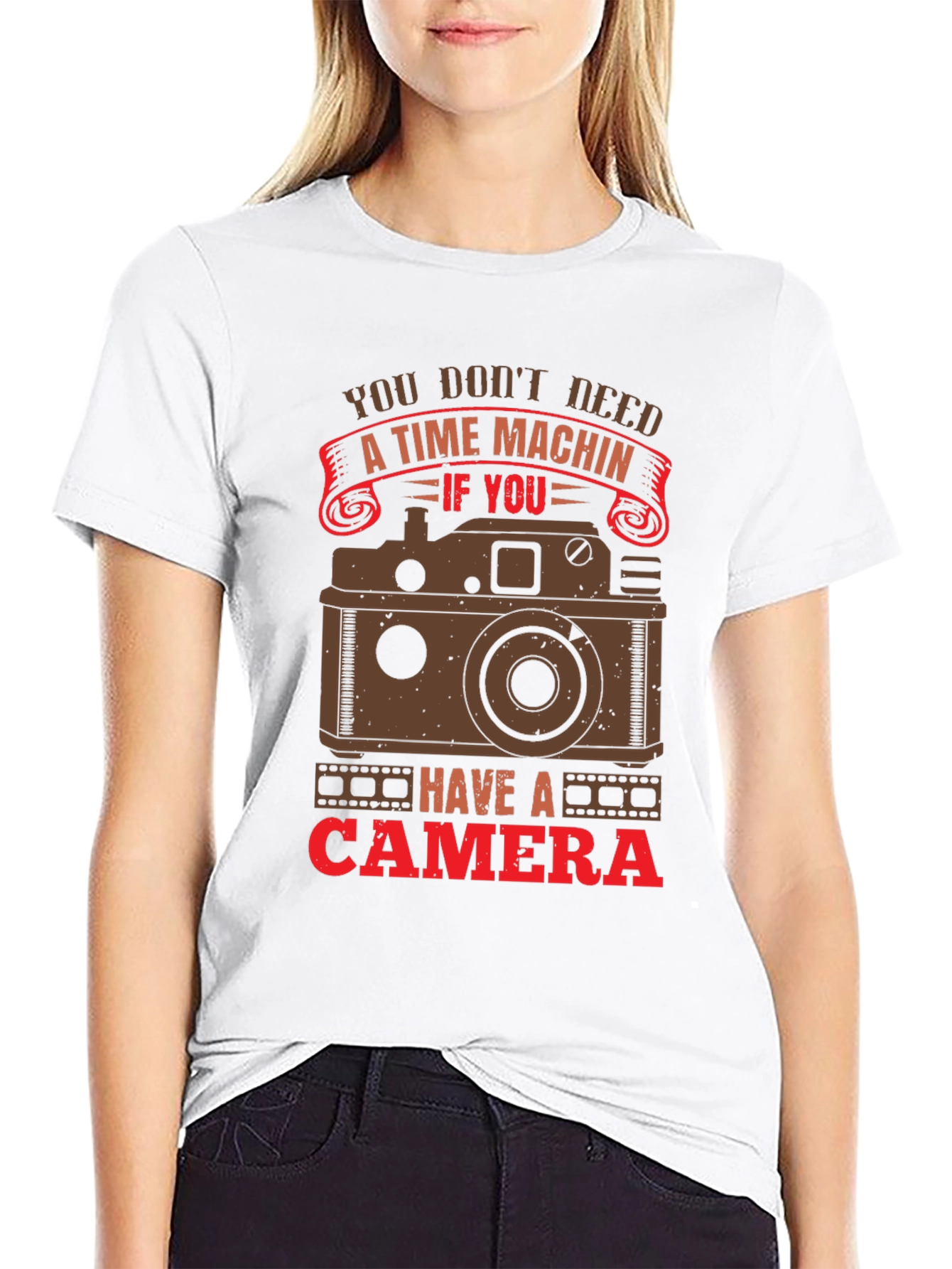 Camera Time Machine Graphic Tee