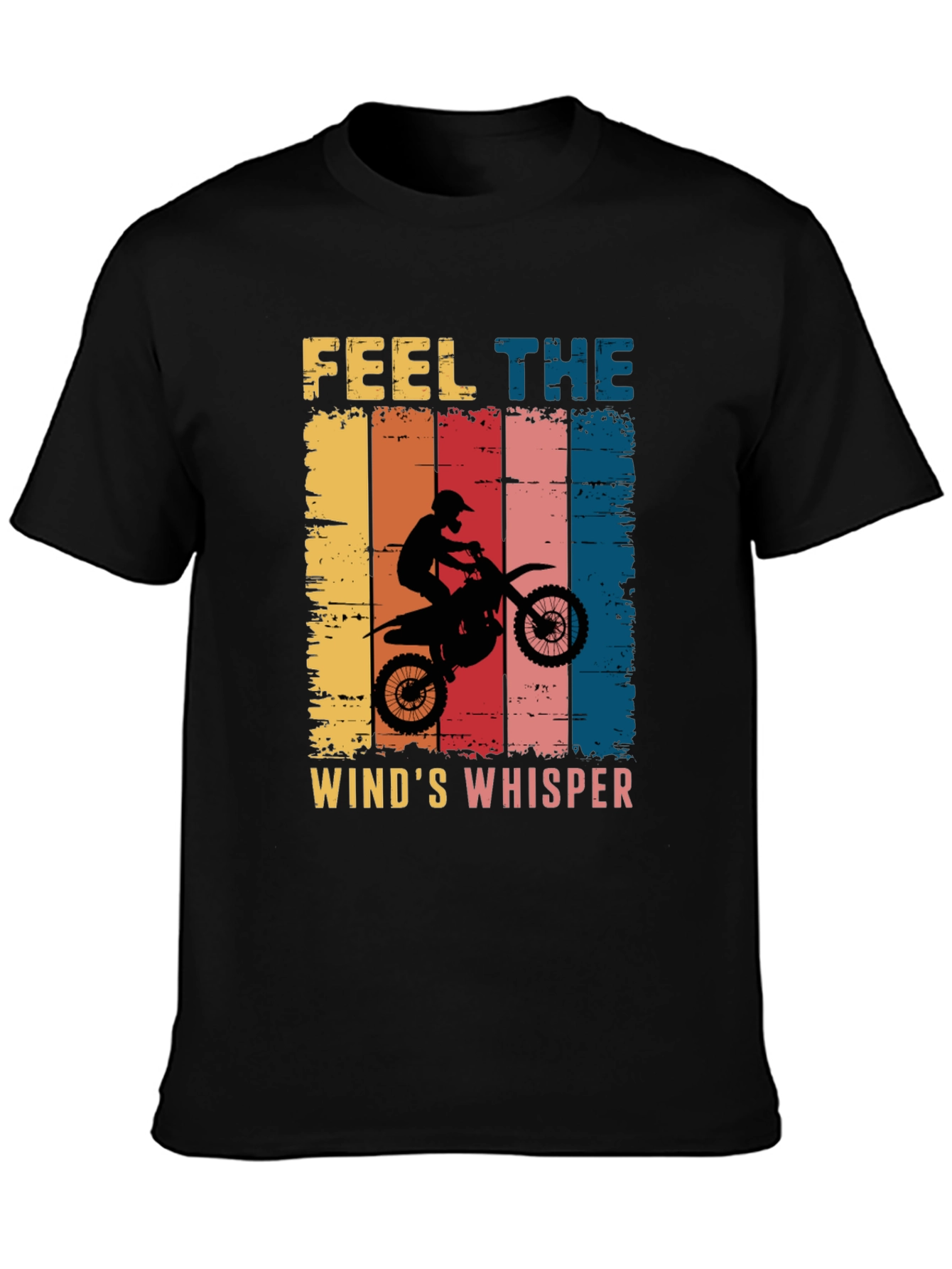 Feel the Winds Whisper Motocross T-Shirt