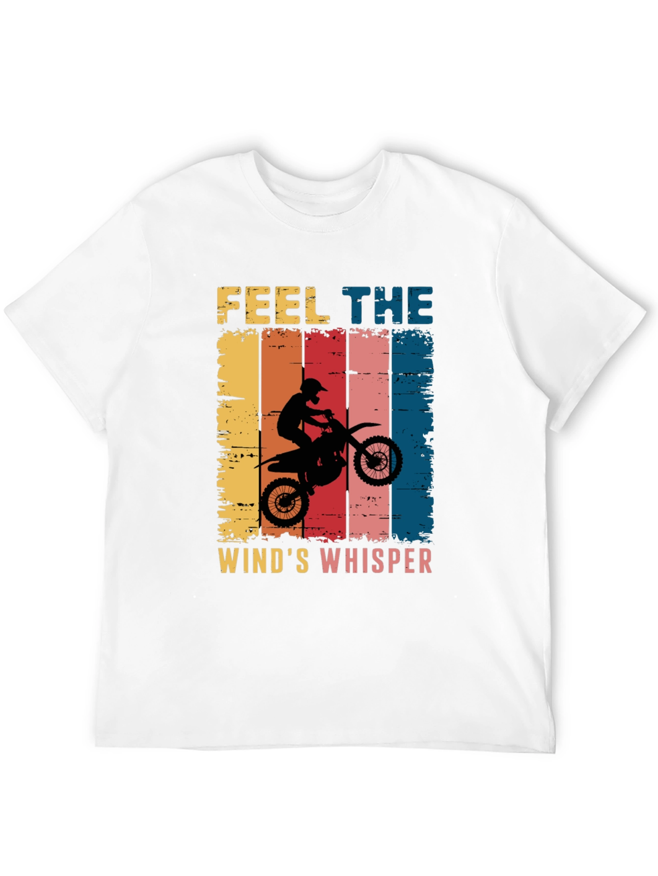 Feel the Winds Whisper Motocross T-Shirt