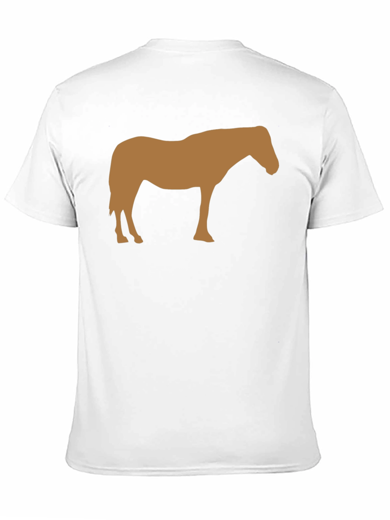 Horse Silhouette Black T-Shirt
