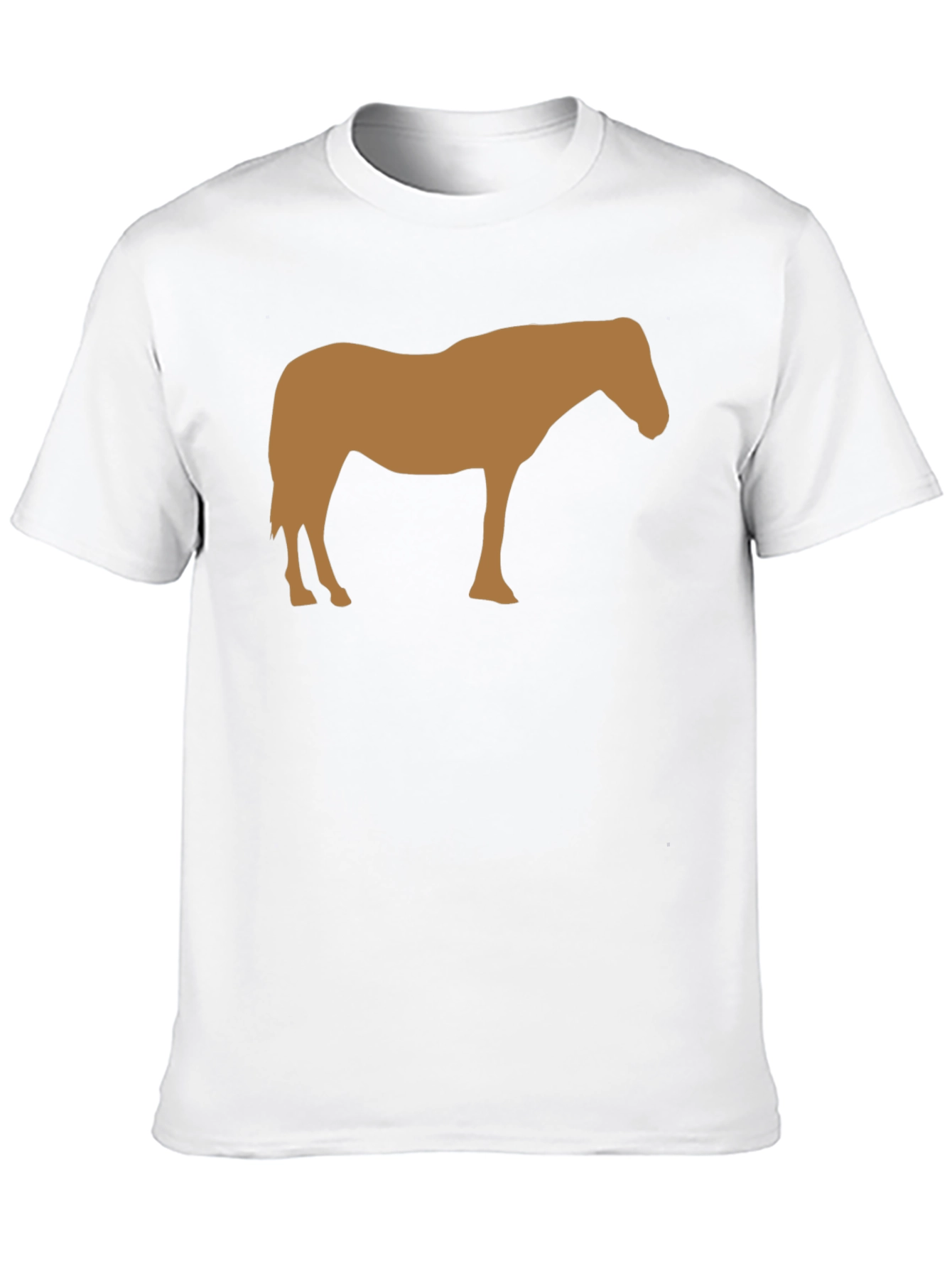 Horse Silhouette Black T-Shirt