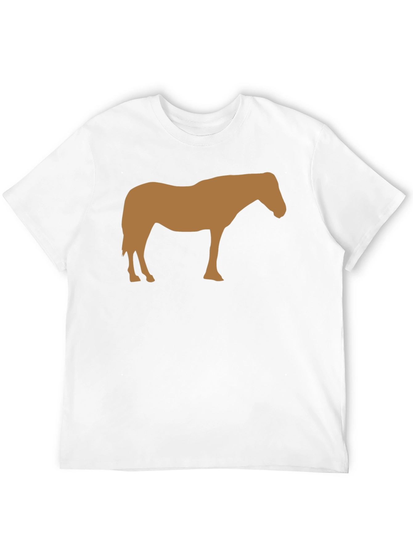 Horse Silhouette Black T-Shirt