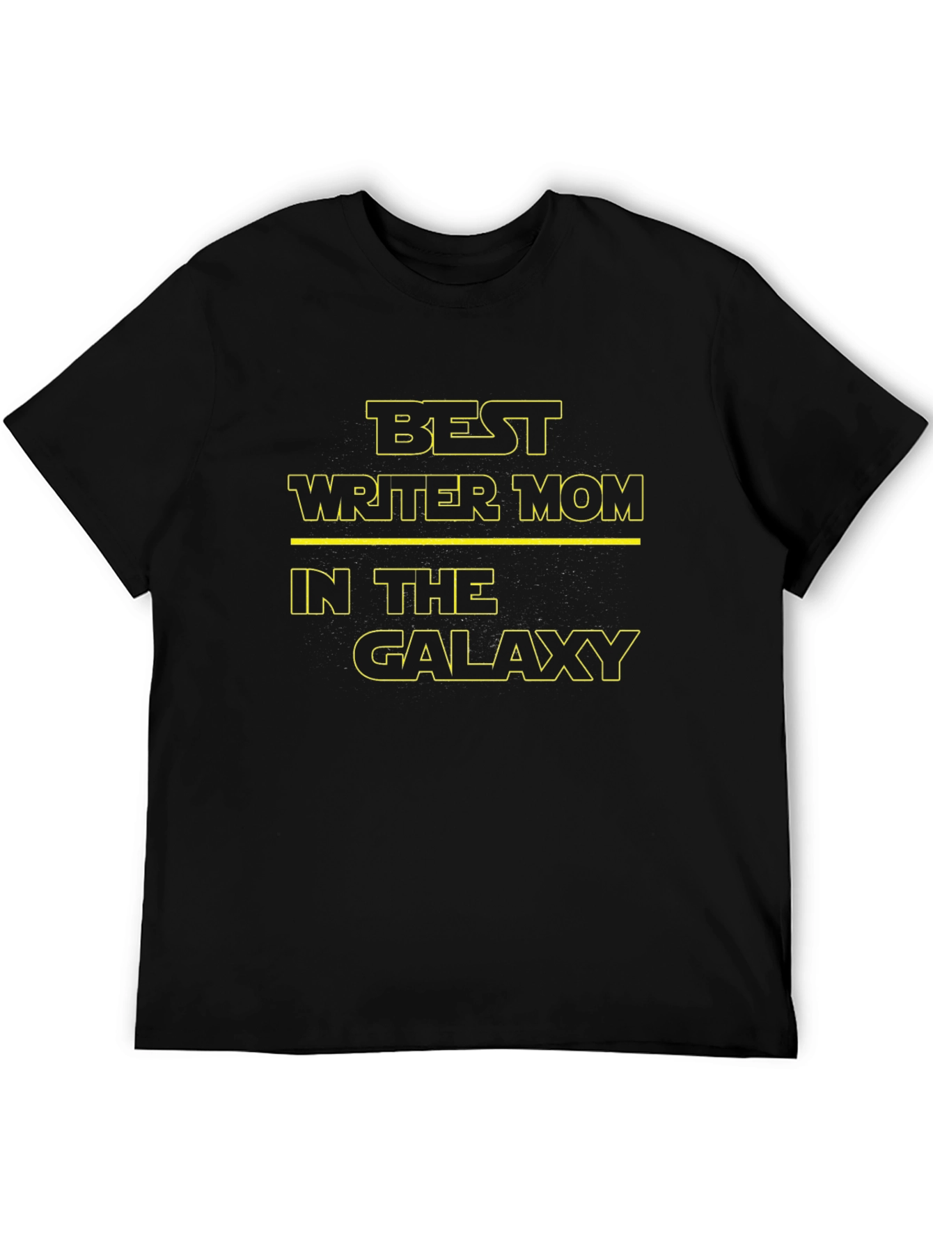 Best Writer Mom Galaxy Black T-Shirt