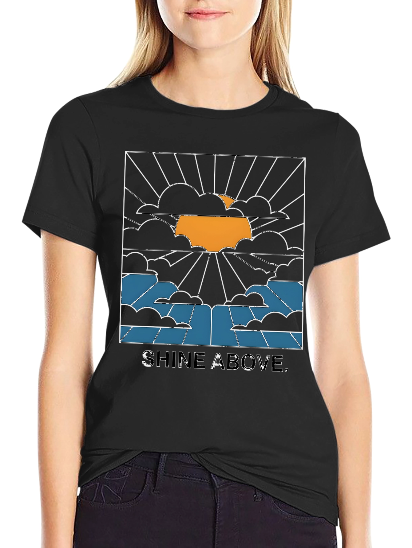 Shine Above Graphic Print T-Shirt