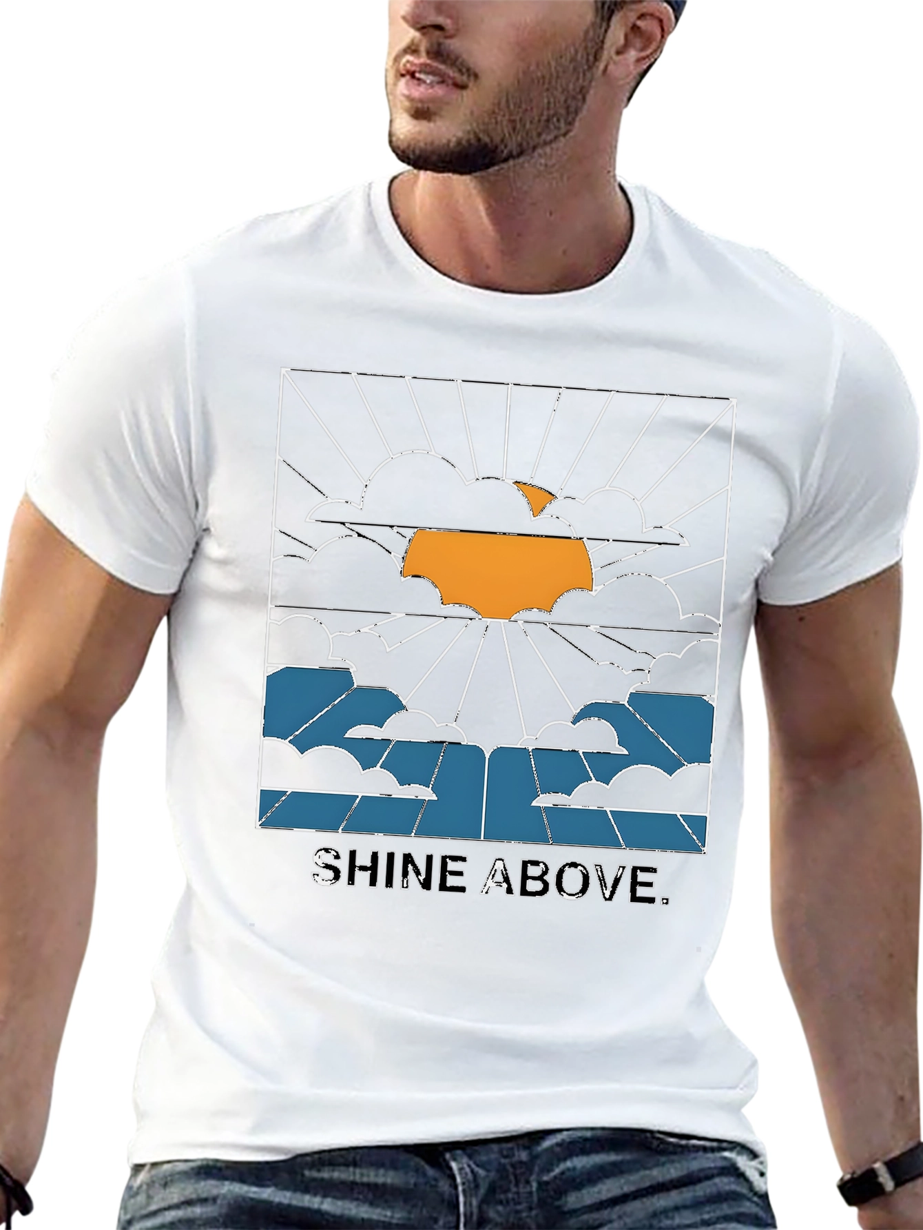 Shine Above Graphic Print T-Shirt