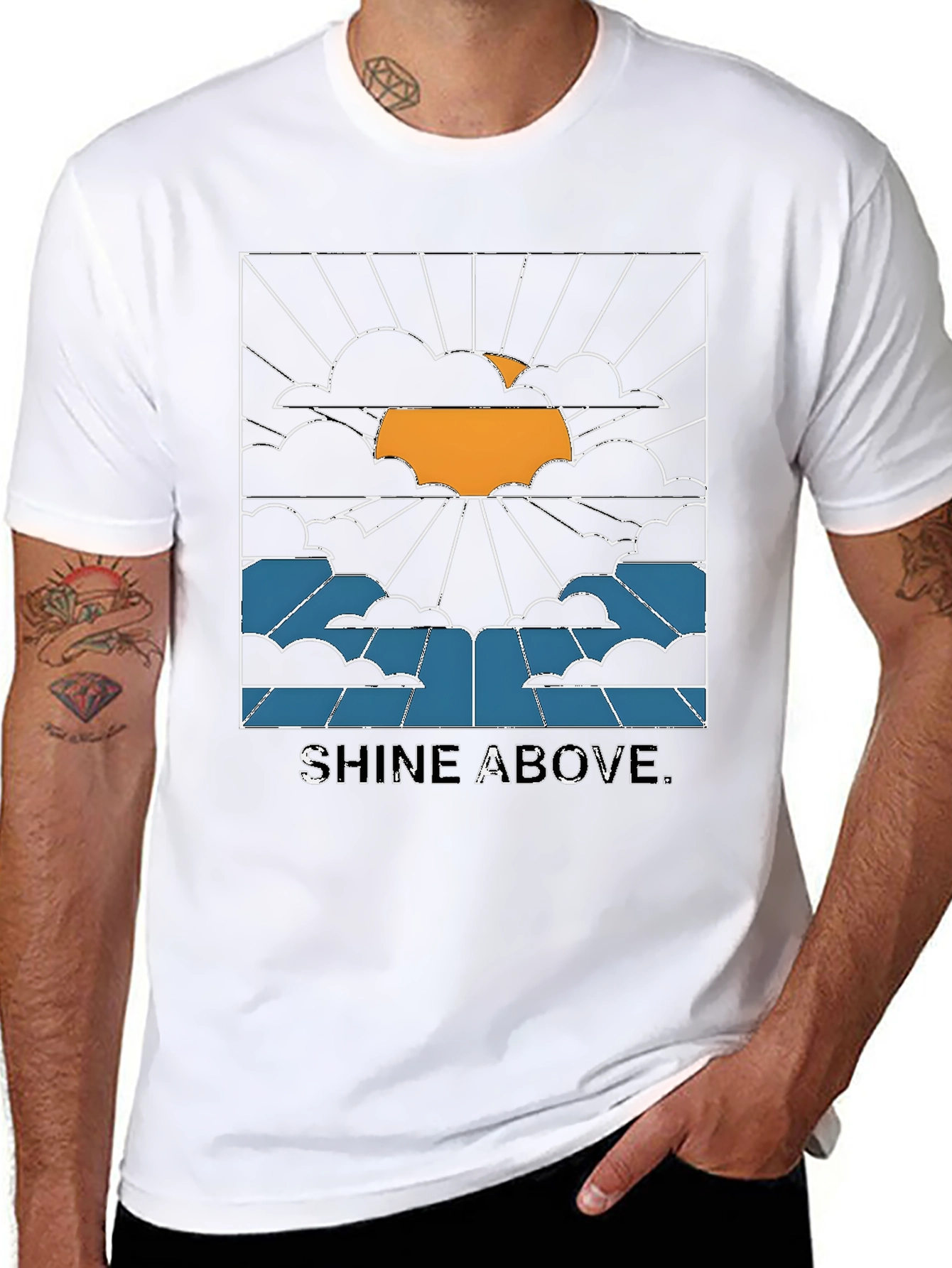 Shine Above Graphic Print T-Shirt