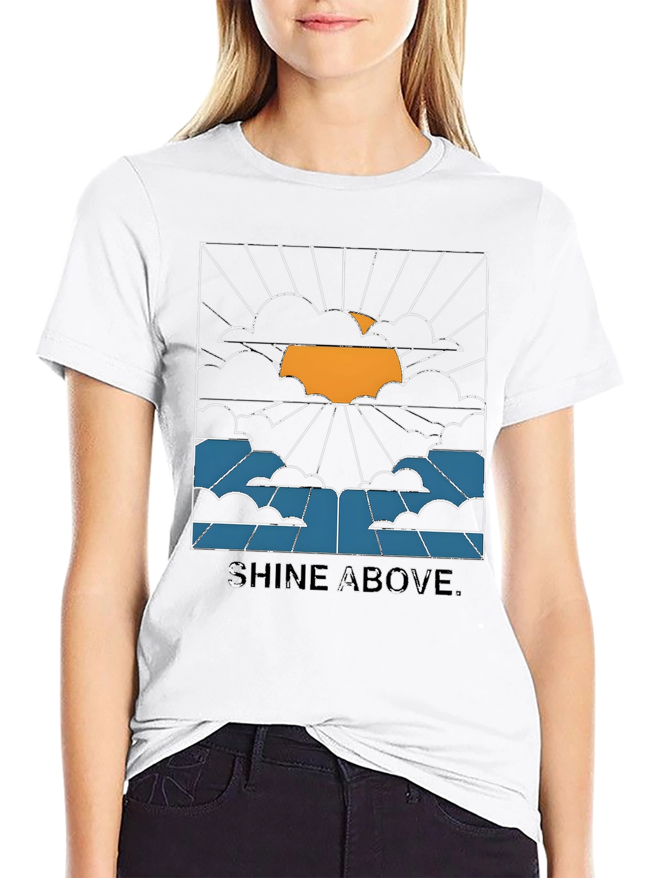 Shine Above Graphic Print T-Shirt