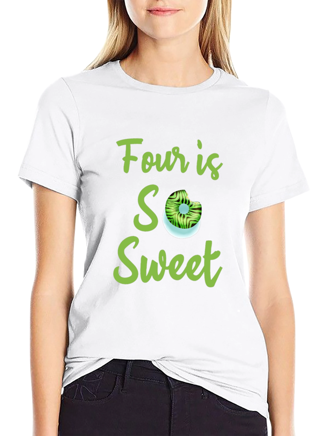 Four is So Sweet Donut Birthday Shirt