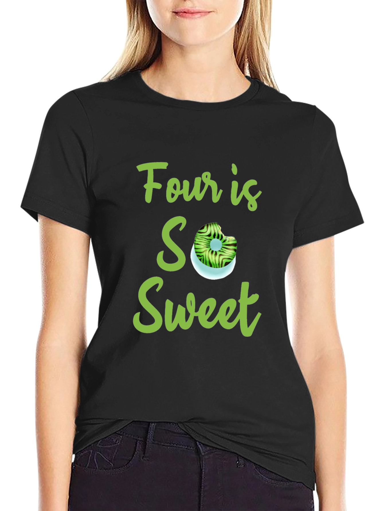 Four is So Sweet Donut Birthday Shirt
