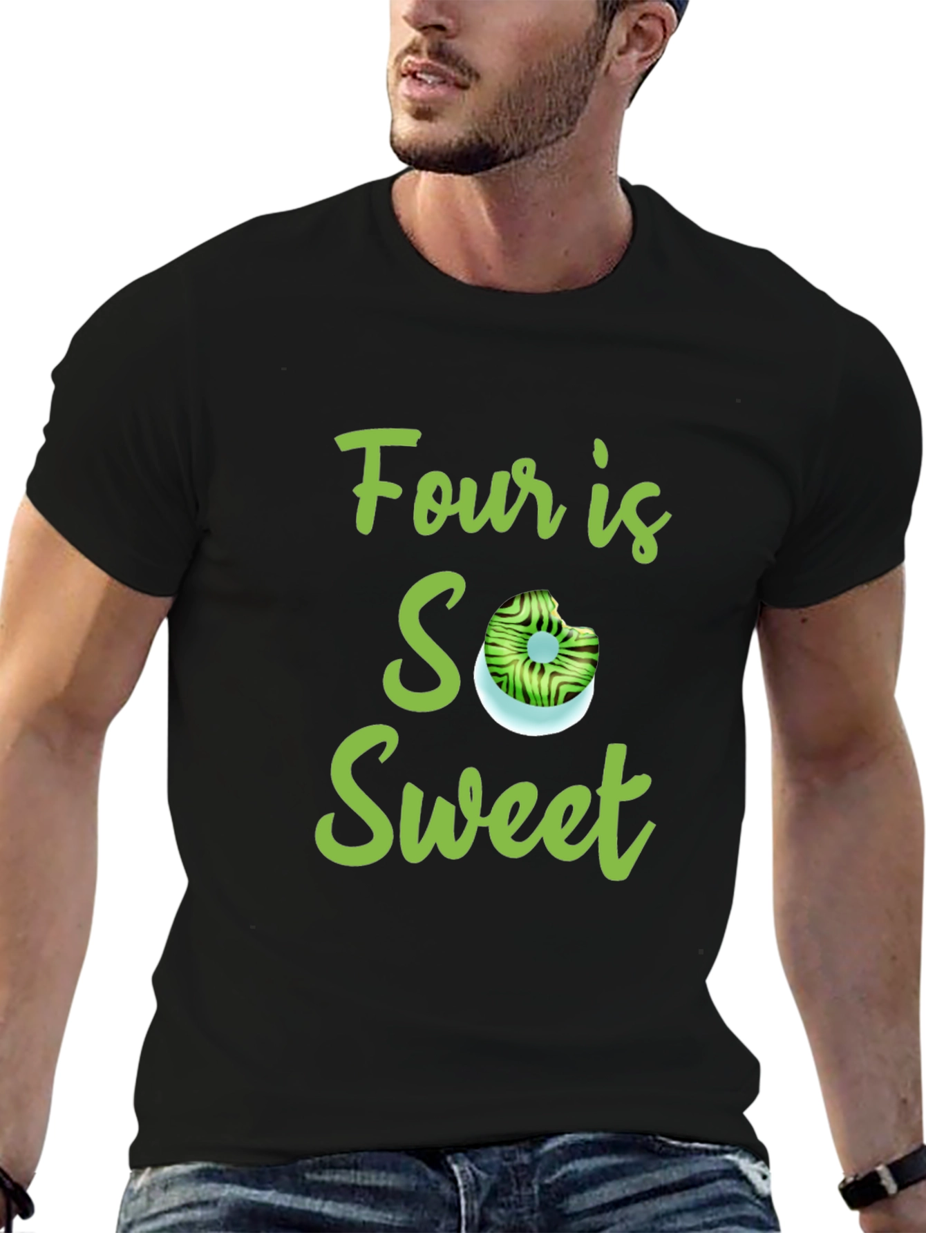 Four is So Sweet Donut Birthday Shirt