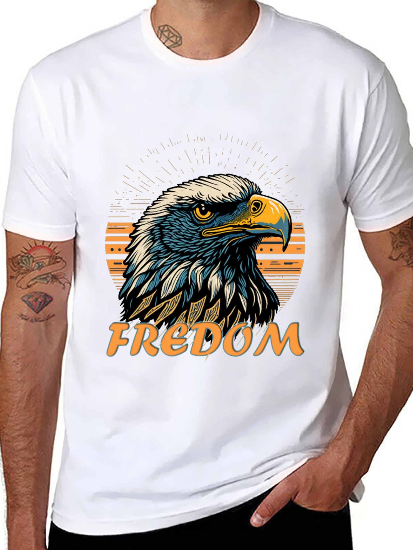 Freedom Eagle Graphic T-Shirt