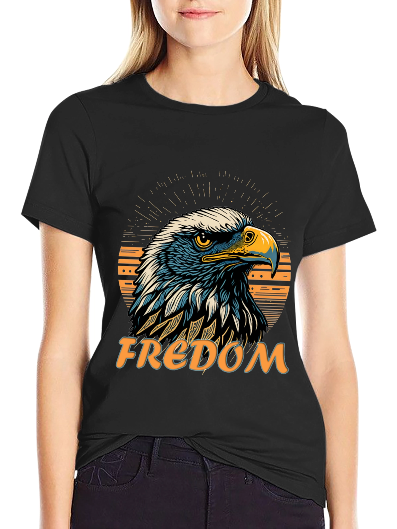 Freedom Eagle Graphic T-Shirt
