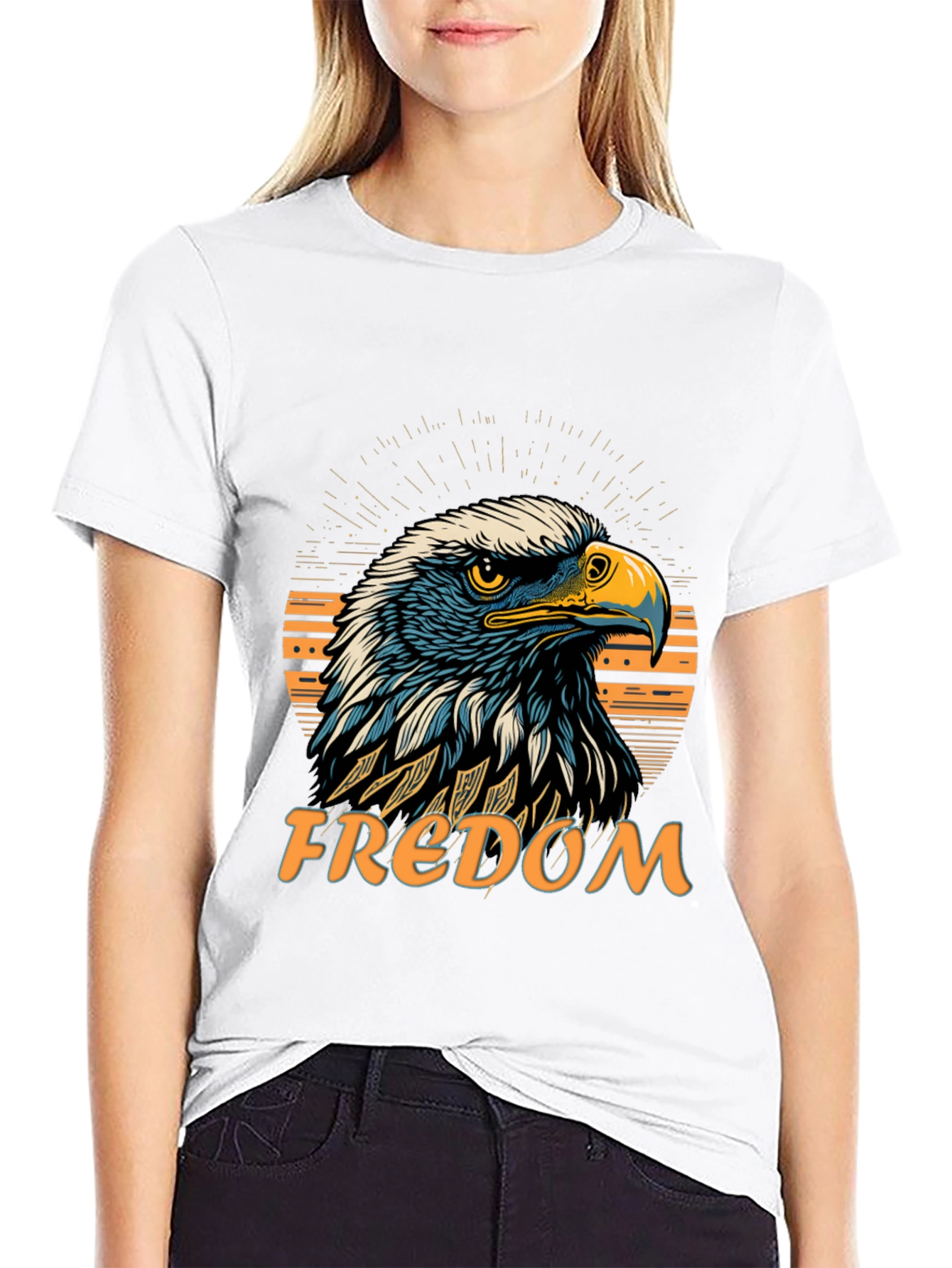 Freedom Eagle Graphic T-Shirt