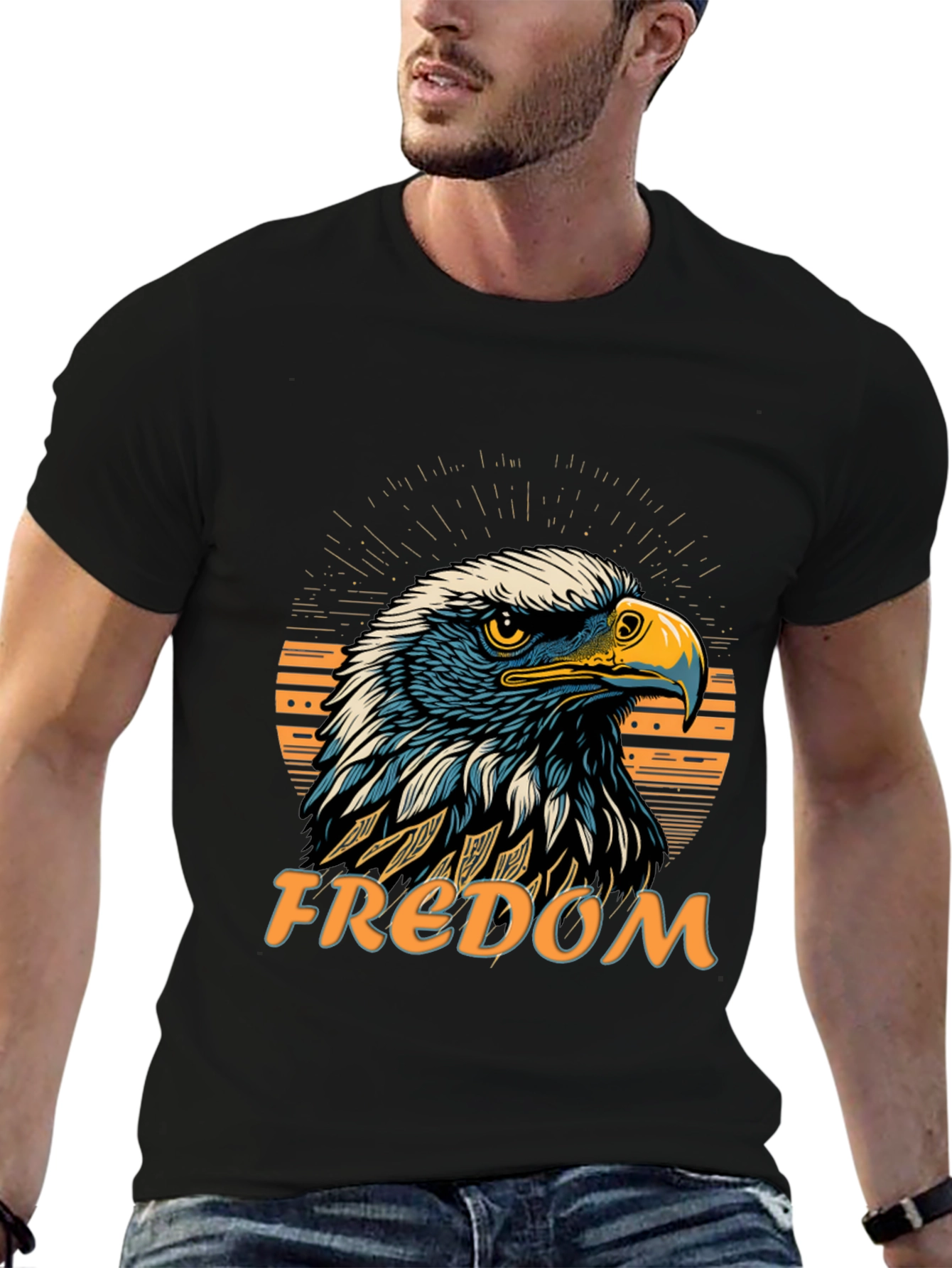 Freedom Eagle Graphic T-Shirt
