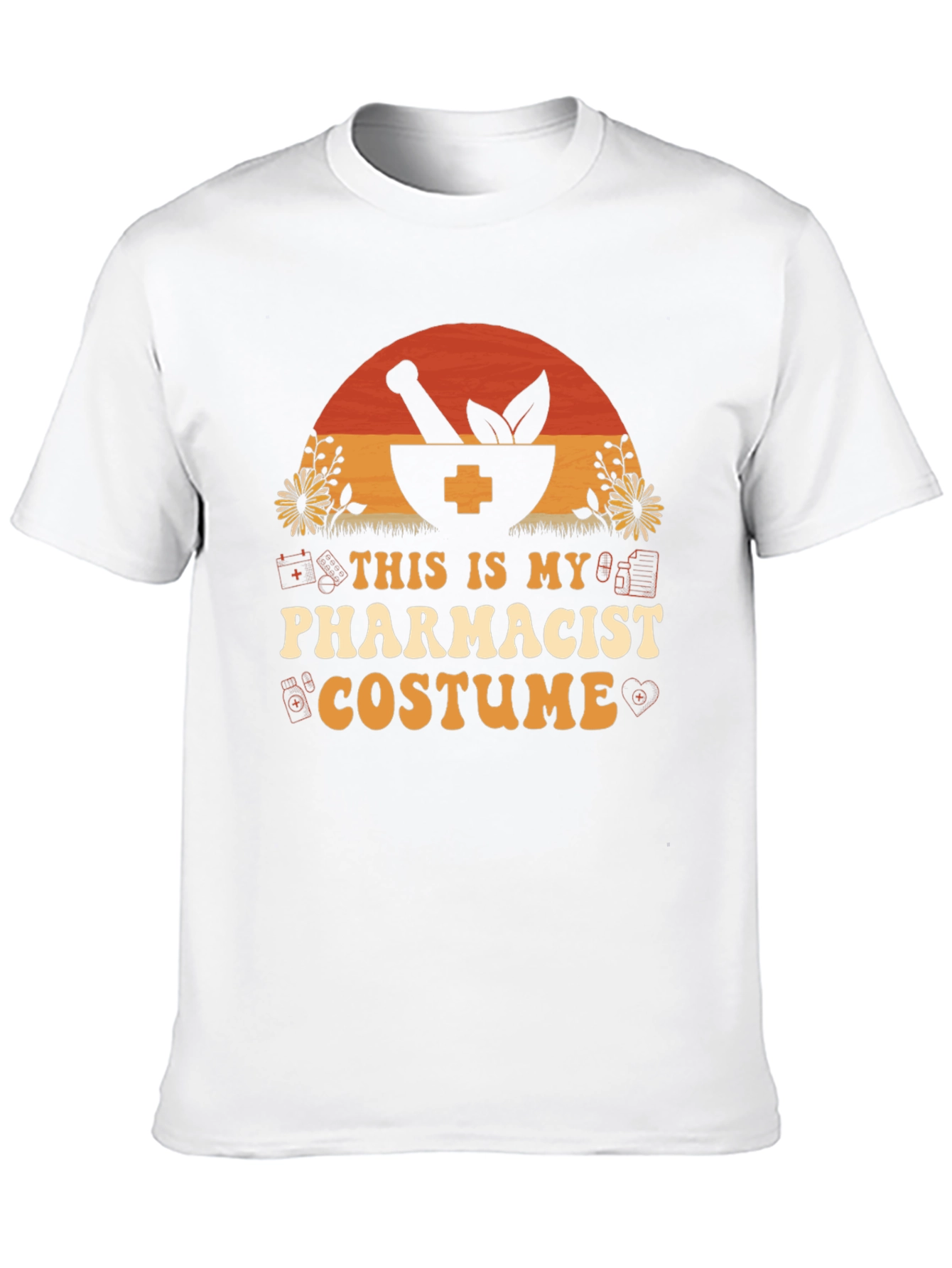 Pharmacist Costume T-Shirt - Novelty Halloween Apparel