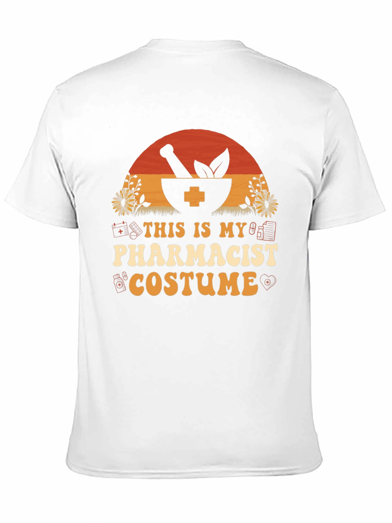 Pharmacist Costume T-Shirt - Novelty Halloween Apparel