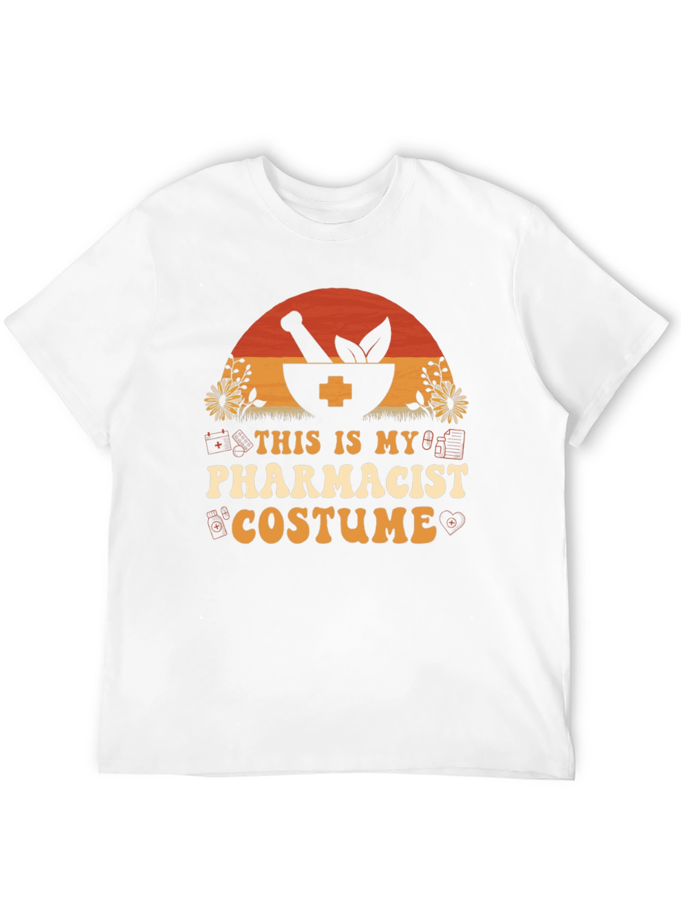 Pharmacist Costume T-Shirt - Novelty Halloween Apparel