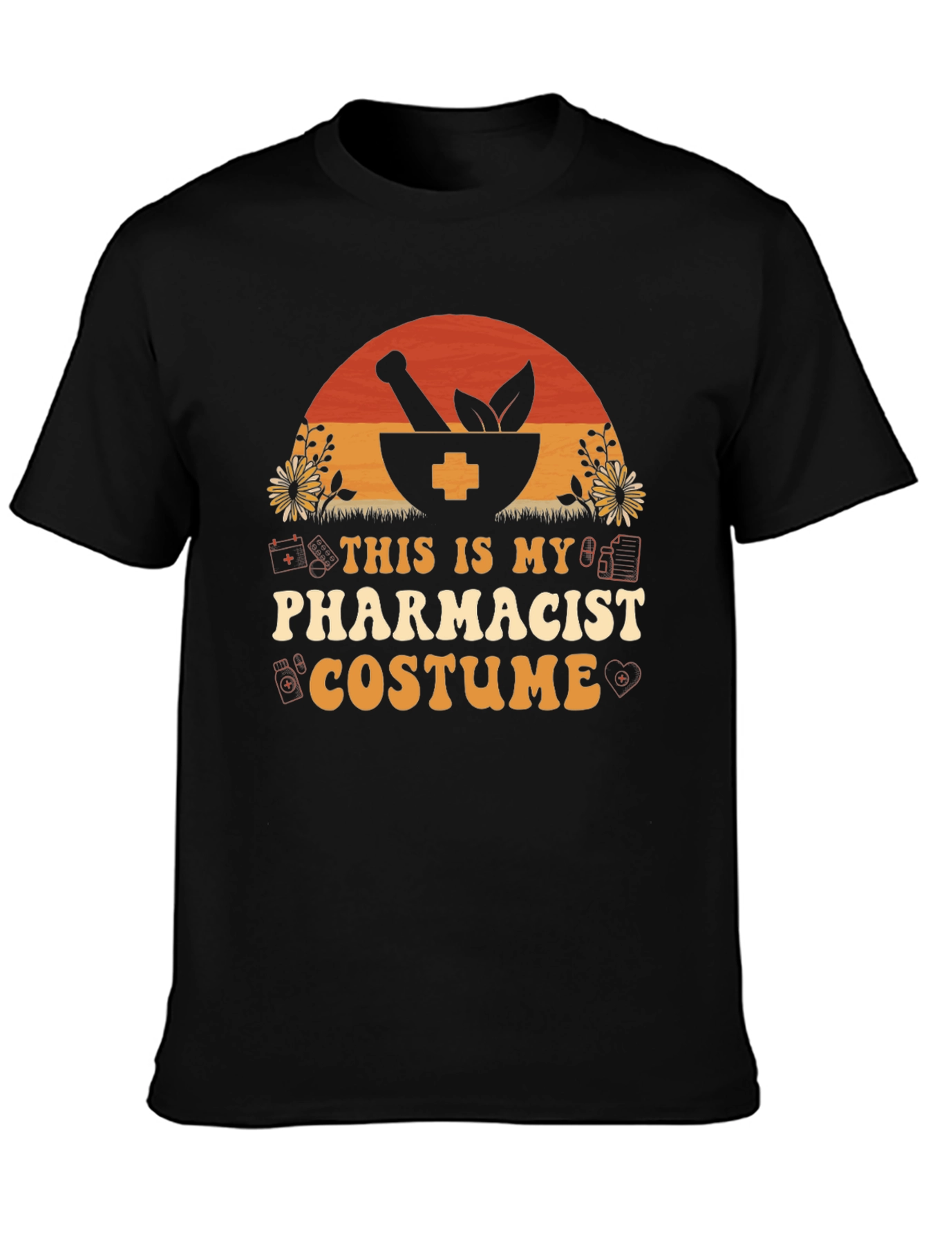 Pharmacist Costume T-Shirt - Novelty Halloween Apparel