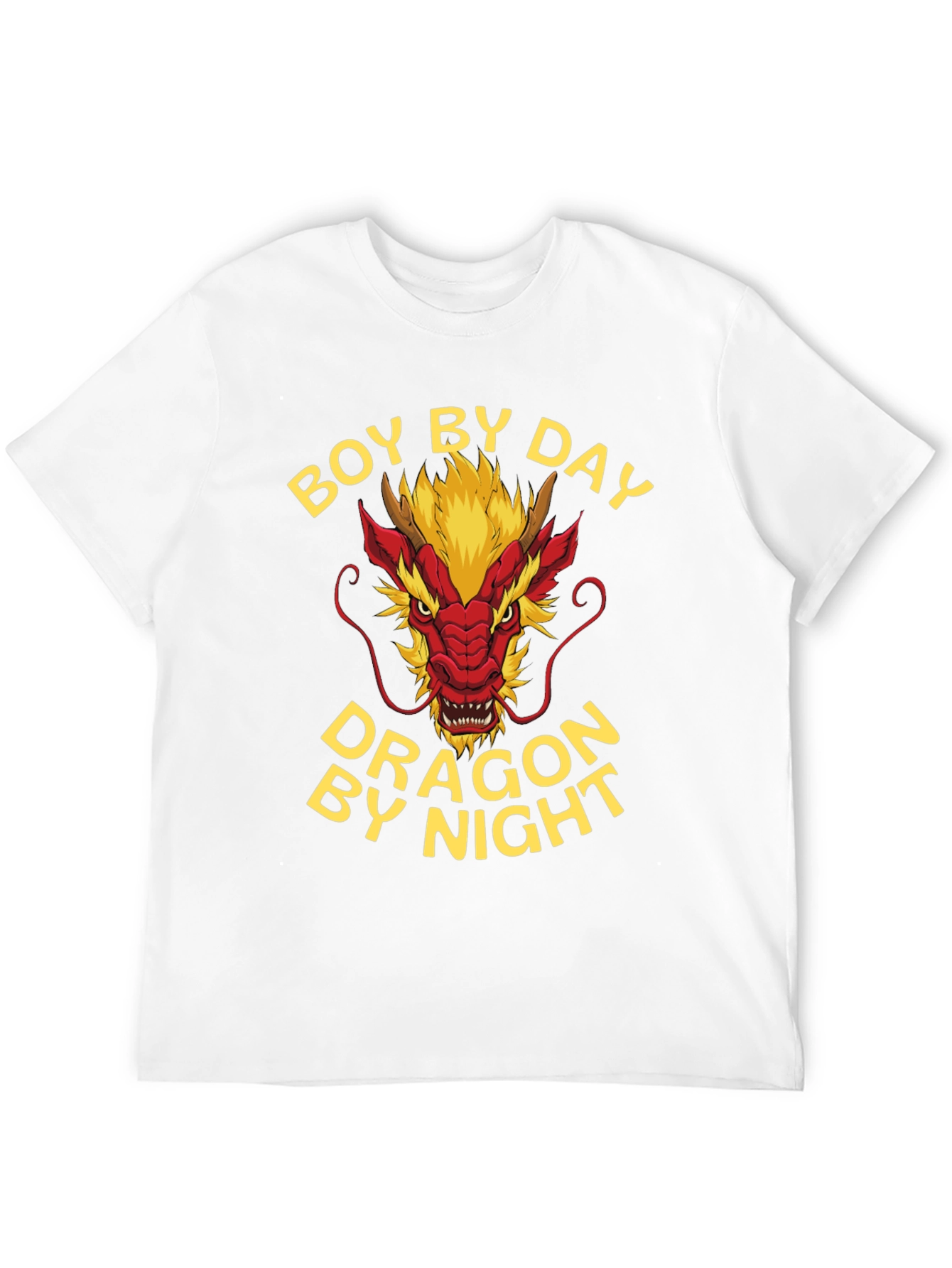 Boy By Day Dragon By Night Graphic Tee
