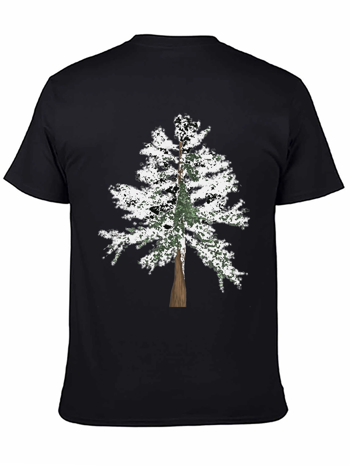 Tree Graphic Black T-Shirt - Nature Lover Tee