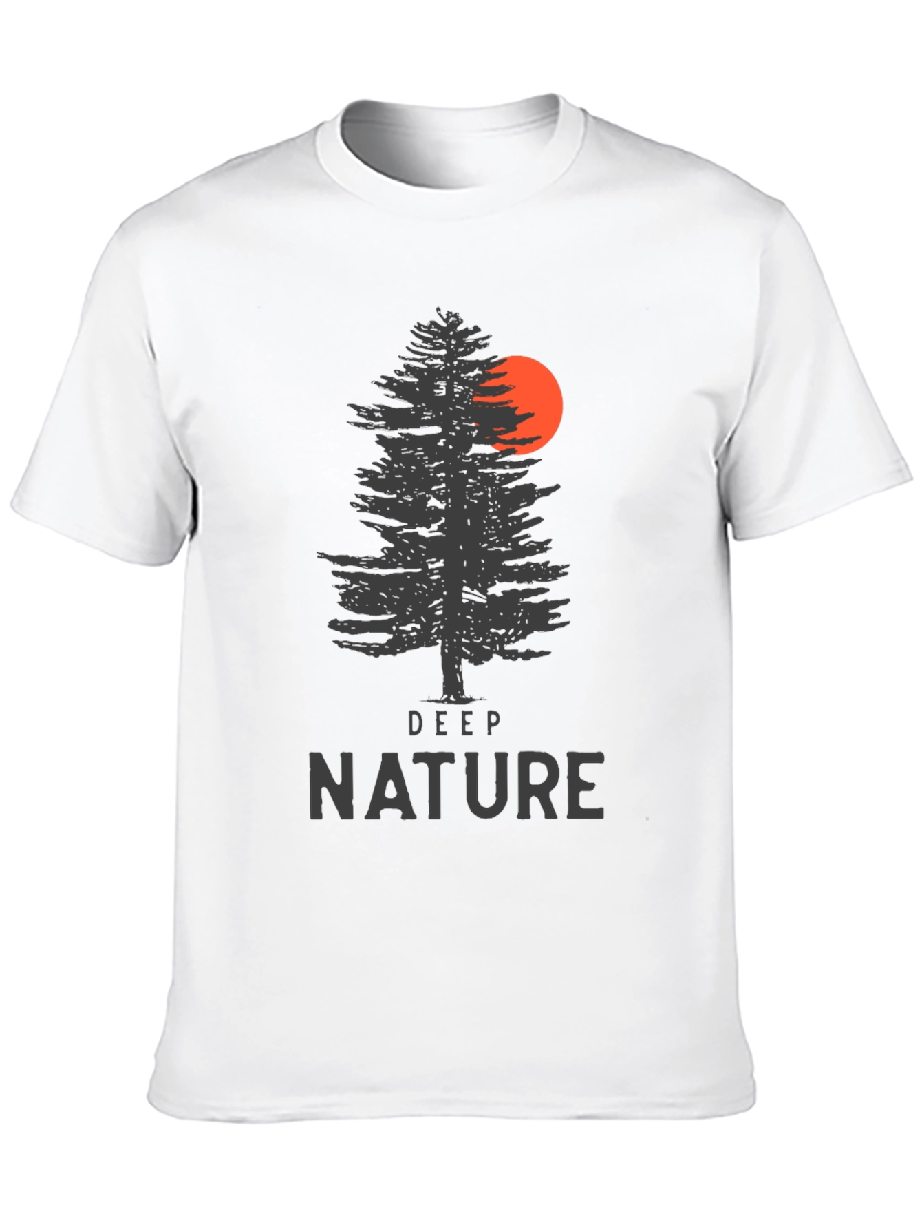 Deep Nature Graphic Tee - Mens Black T-Shirt