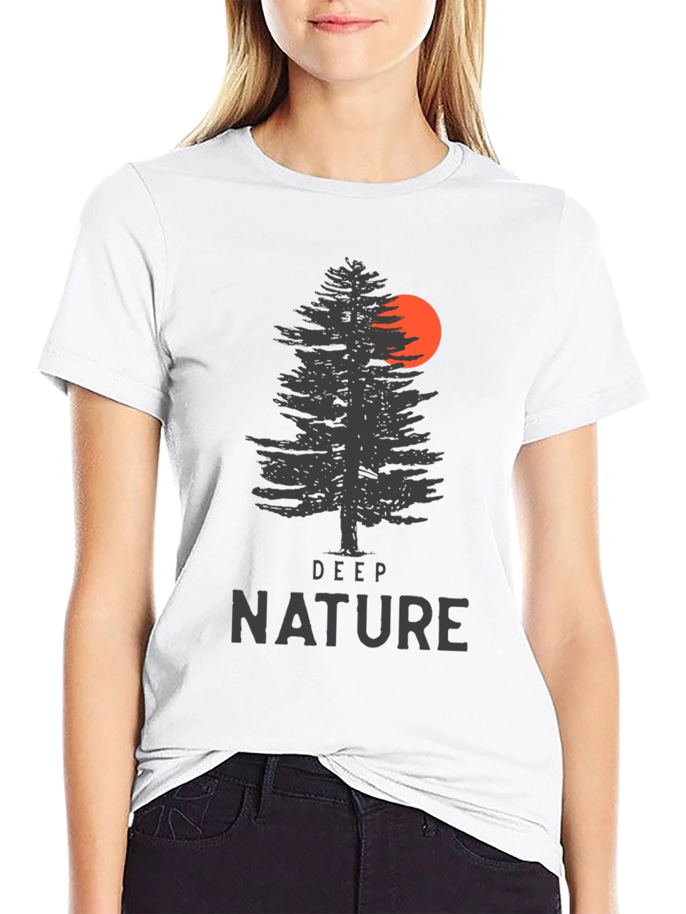 Deep Nature Graphic Tee - Mens Black T-Shirt