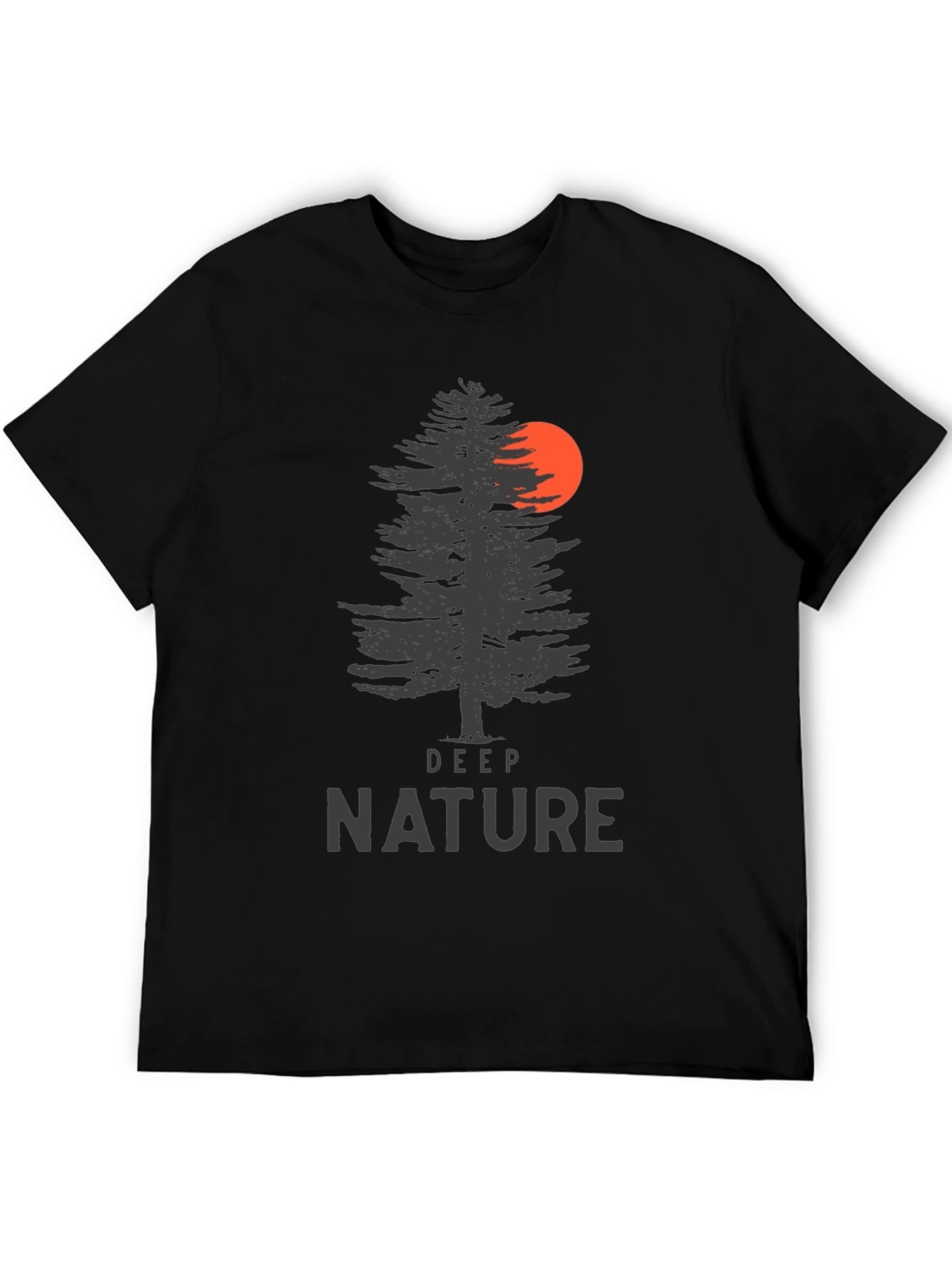 Deep Nature Graphic Tee - Mens Black T-Shirt