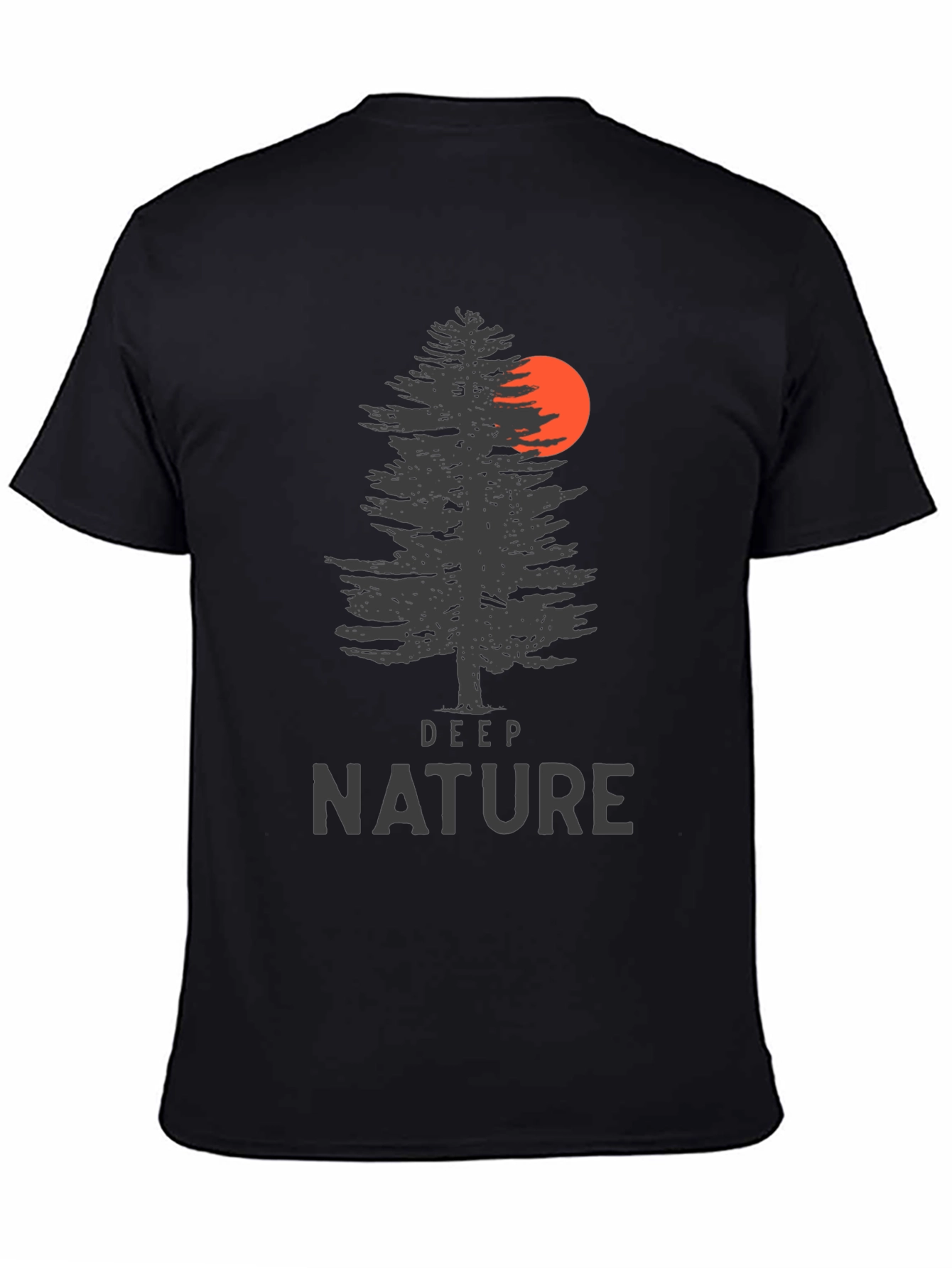Deep Nature Graphic Tee - Mens Black T-Shirt