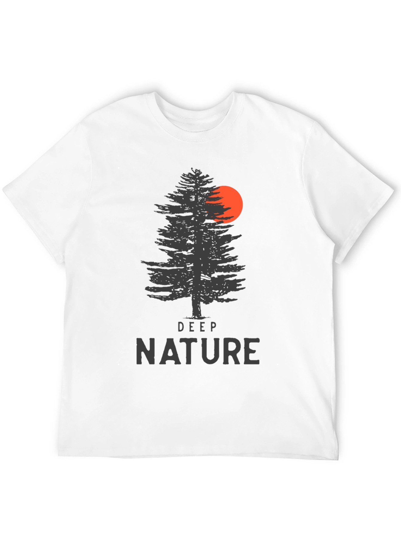 Deep Nature Graphic Tee - Mens Black T-Shirt