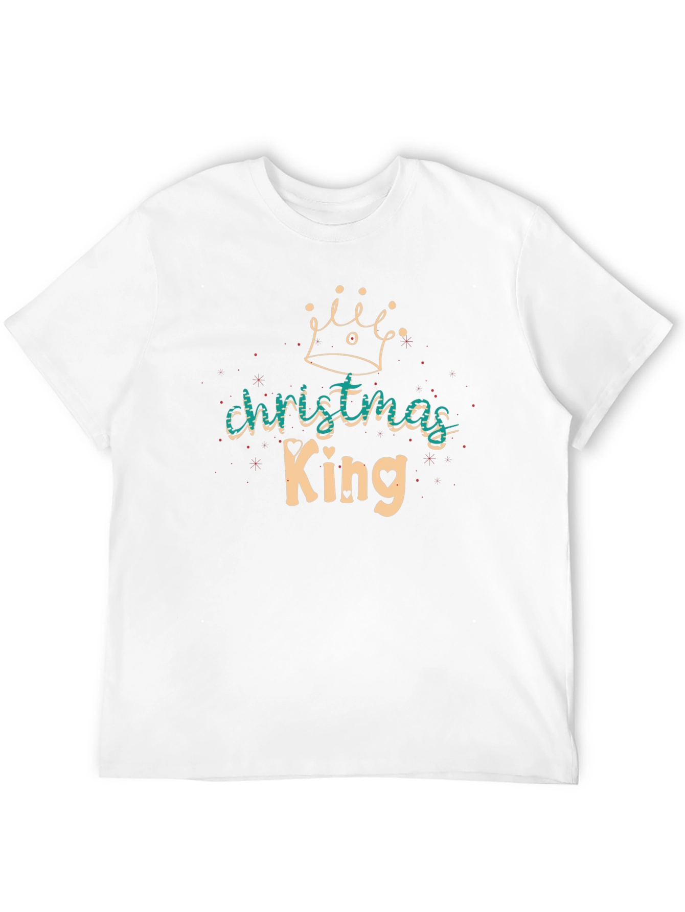 Christmas King Graphic Tee - Holiday Apparel