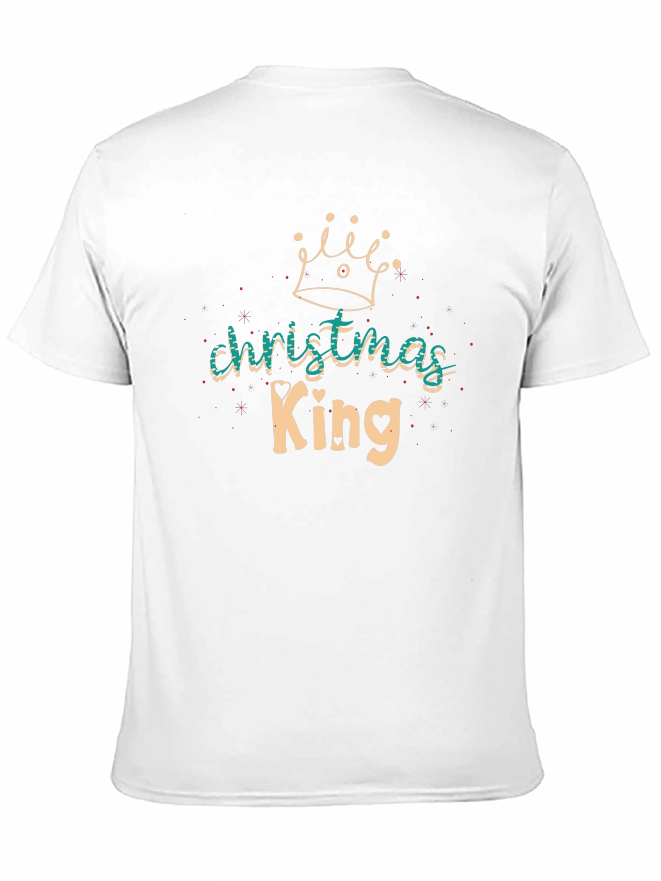 Christmas King Graphic Tee - Holiday Apparel