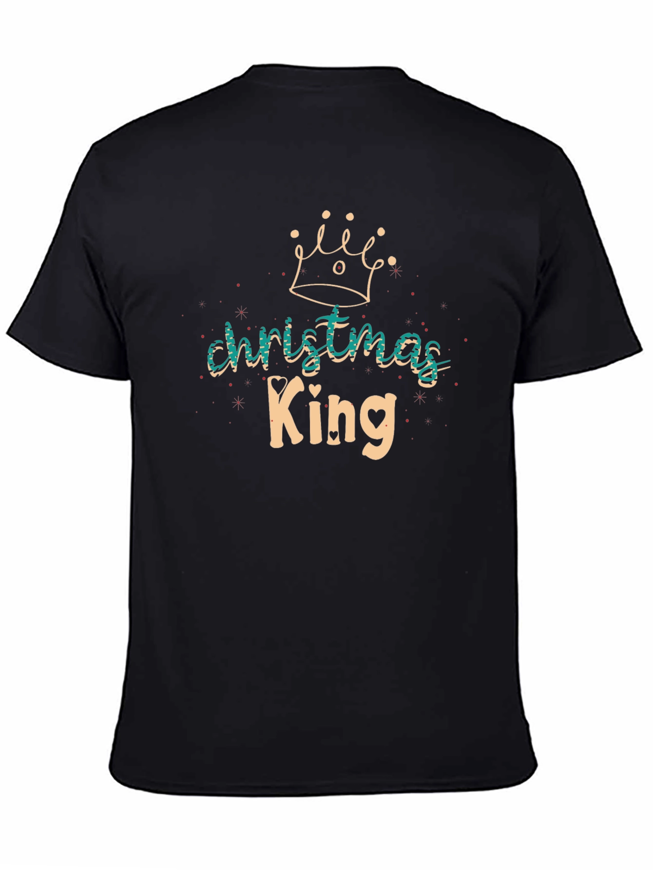 Christmas King Graphic Tee - Holiday Apparel