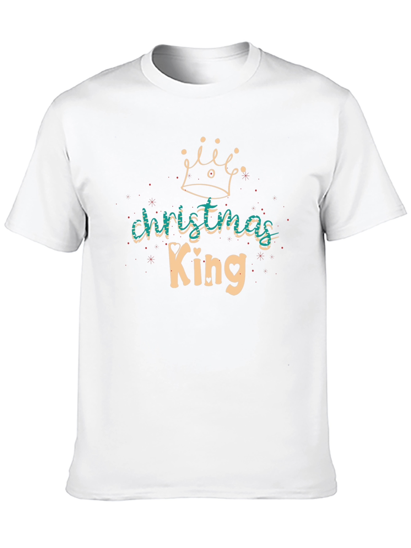 Christmas King Graphic Tee - Holiday Apparel