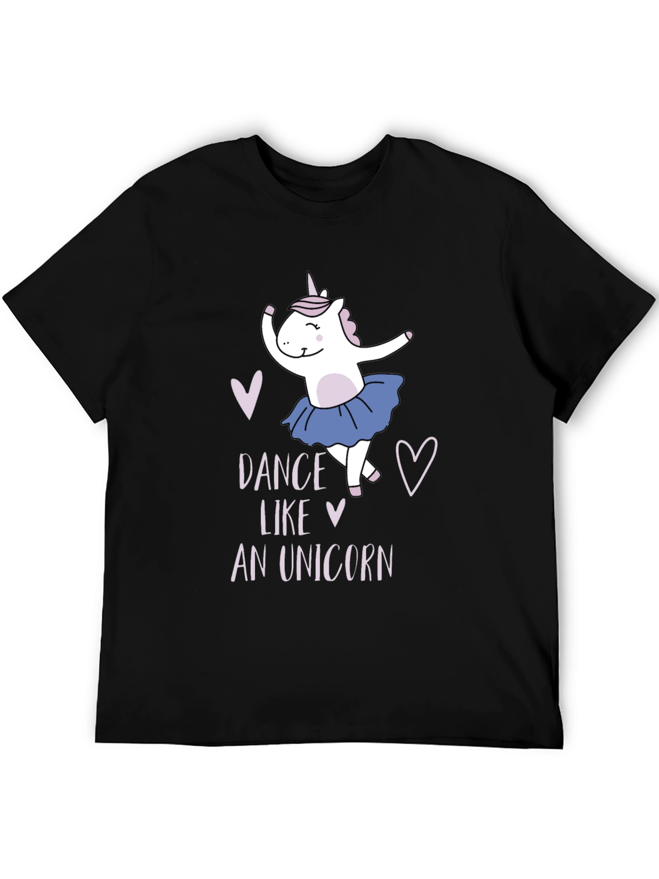 Dance Like a Unicorn Black T-Shirt