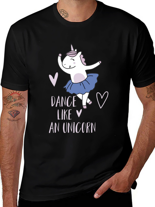 Dance Like a Unicorn Black T-Shirt