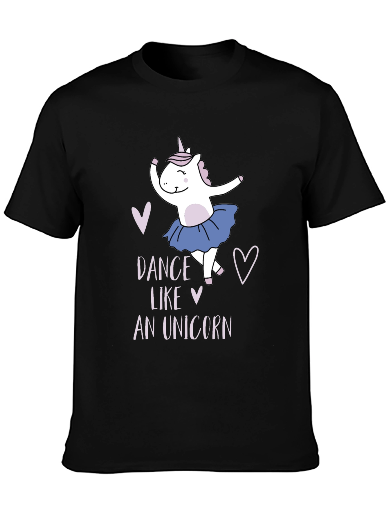 Dance Like a Unicorn Black T-Shirt