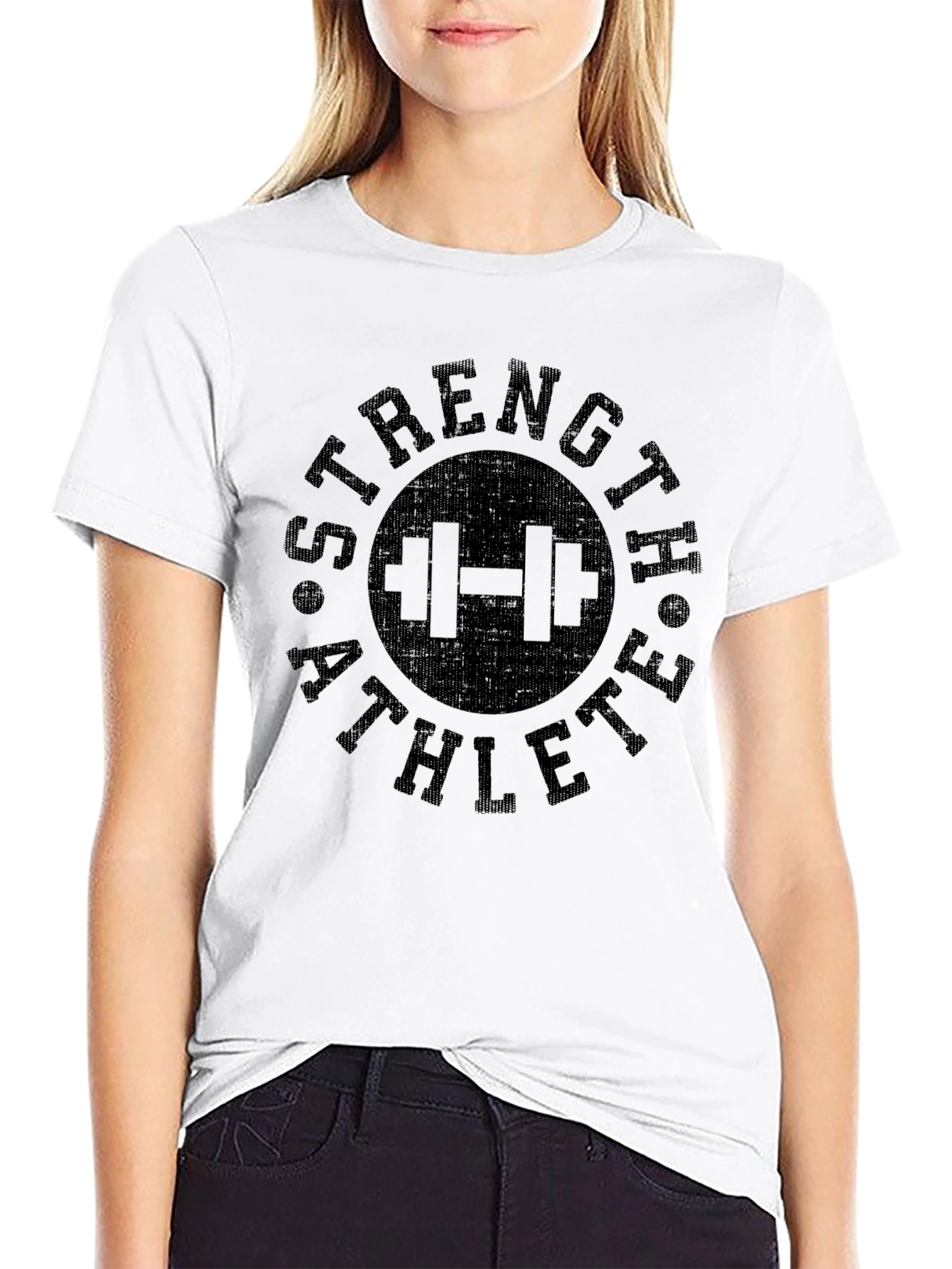 Strength Athlete Black Graphic Tee
