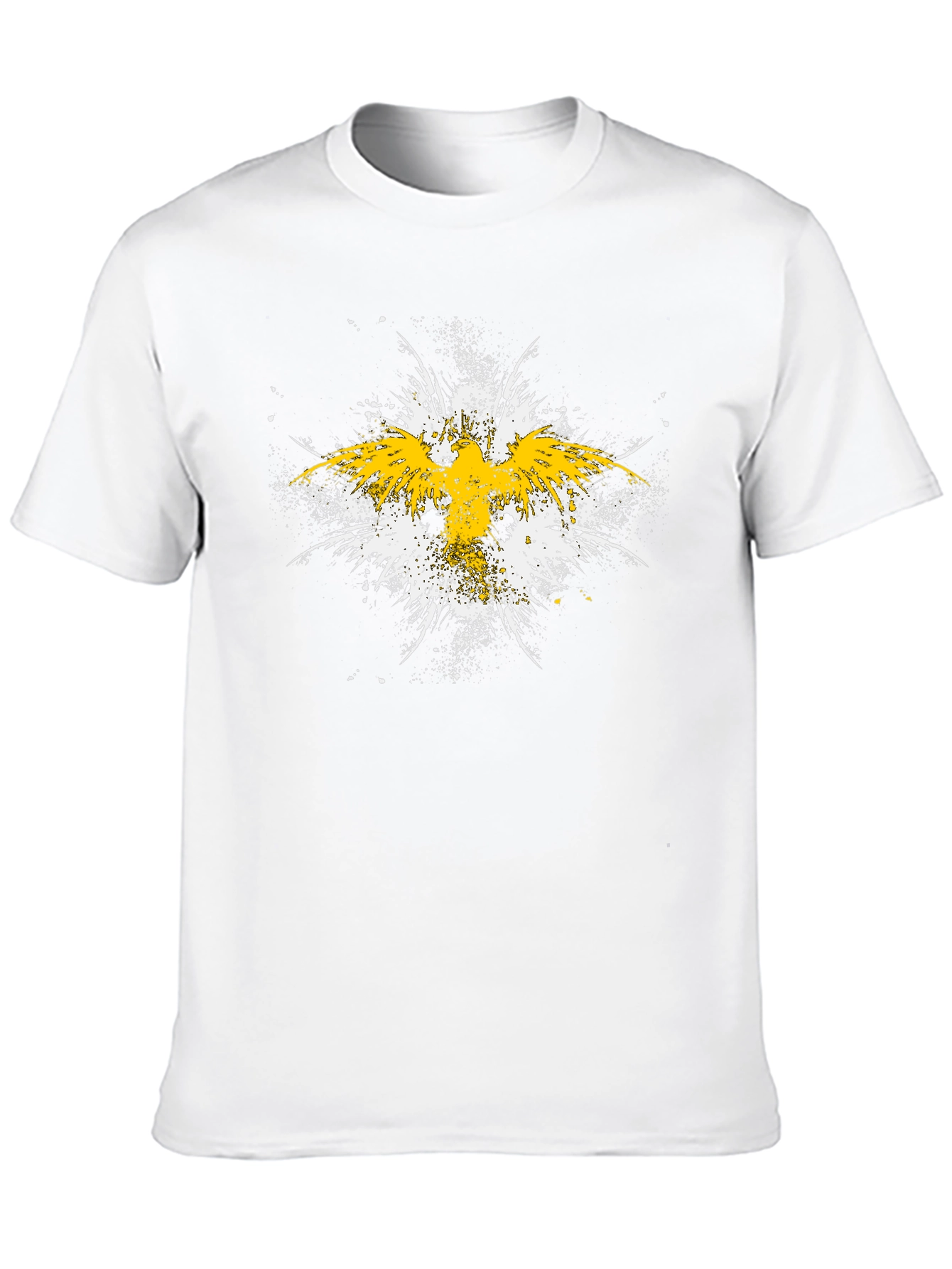 Abstract Eagle Graphic Black T-Shirt