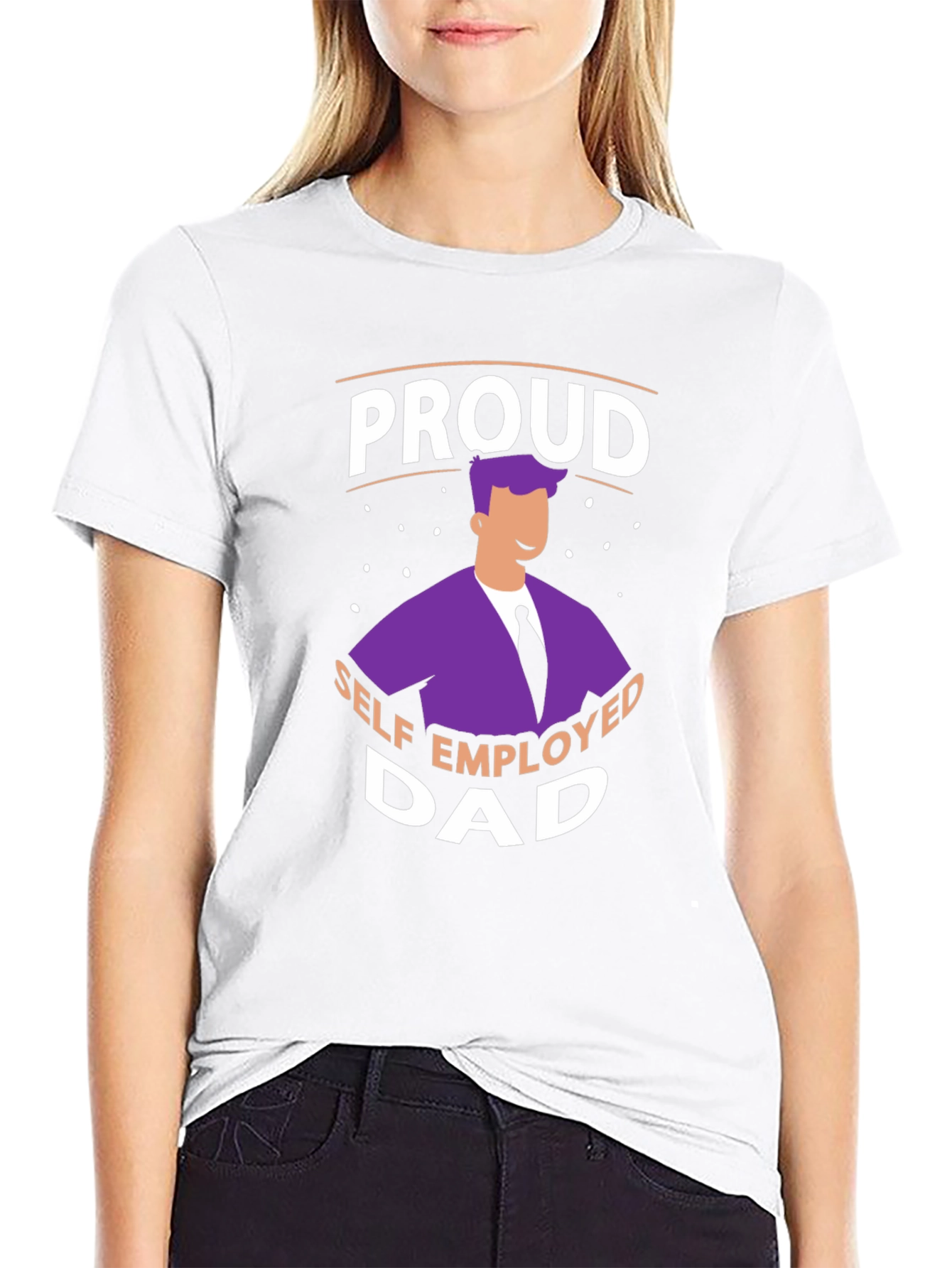 Proud Self Employed Dad T-Shirt