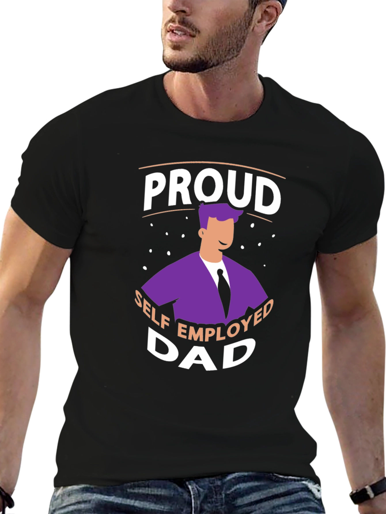 Proud Self Employed Dad T-Shirt