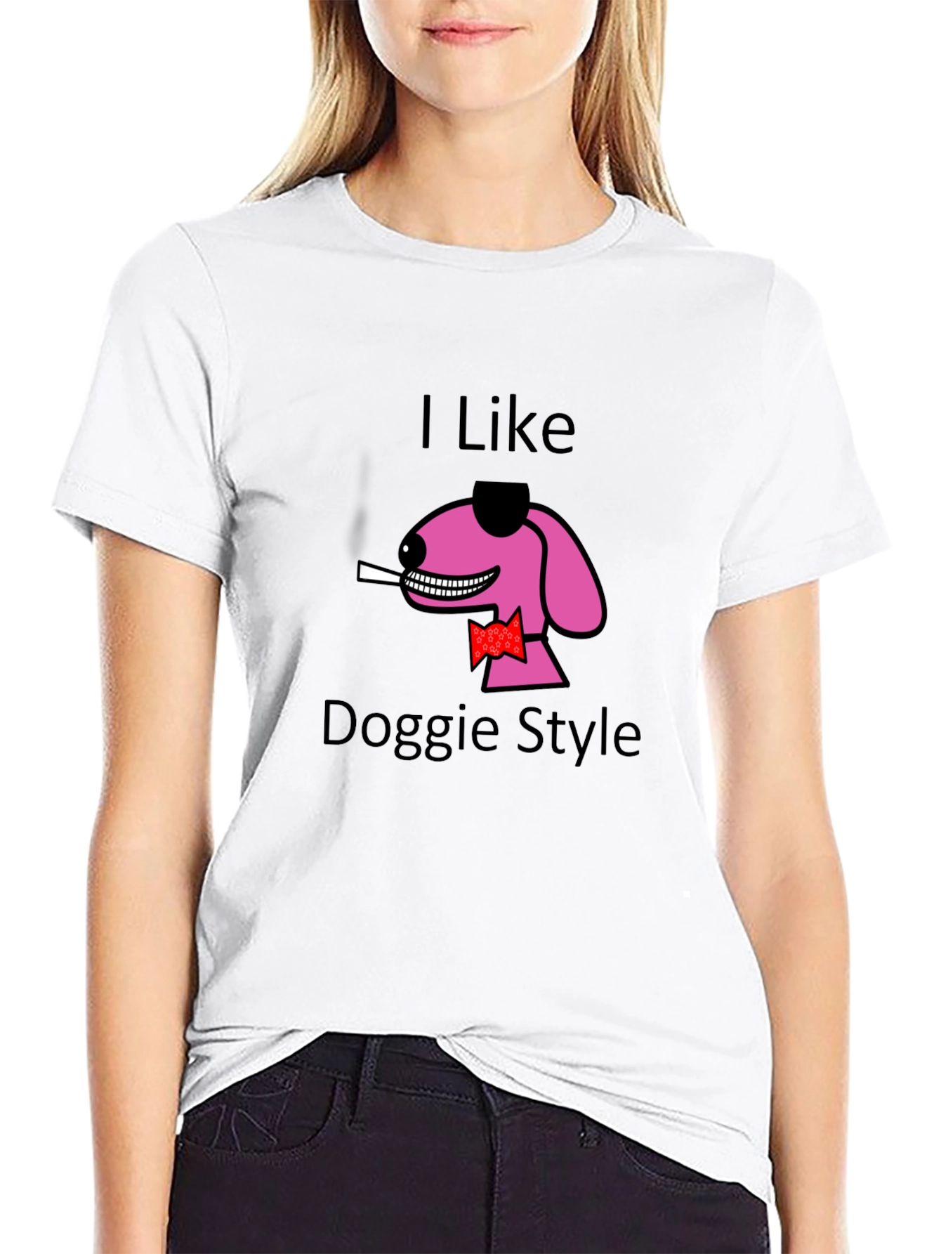 I Like Doggie Style Graphic T-Shirt