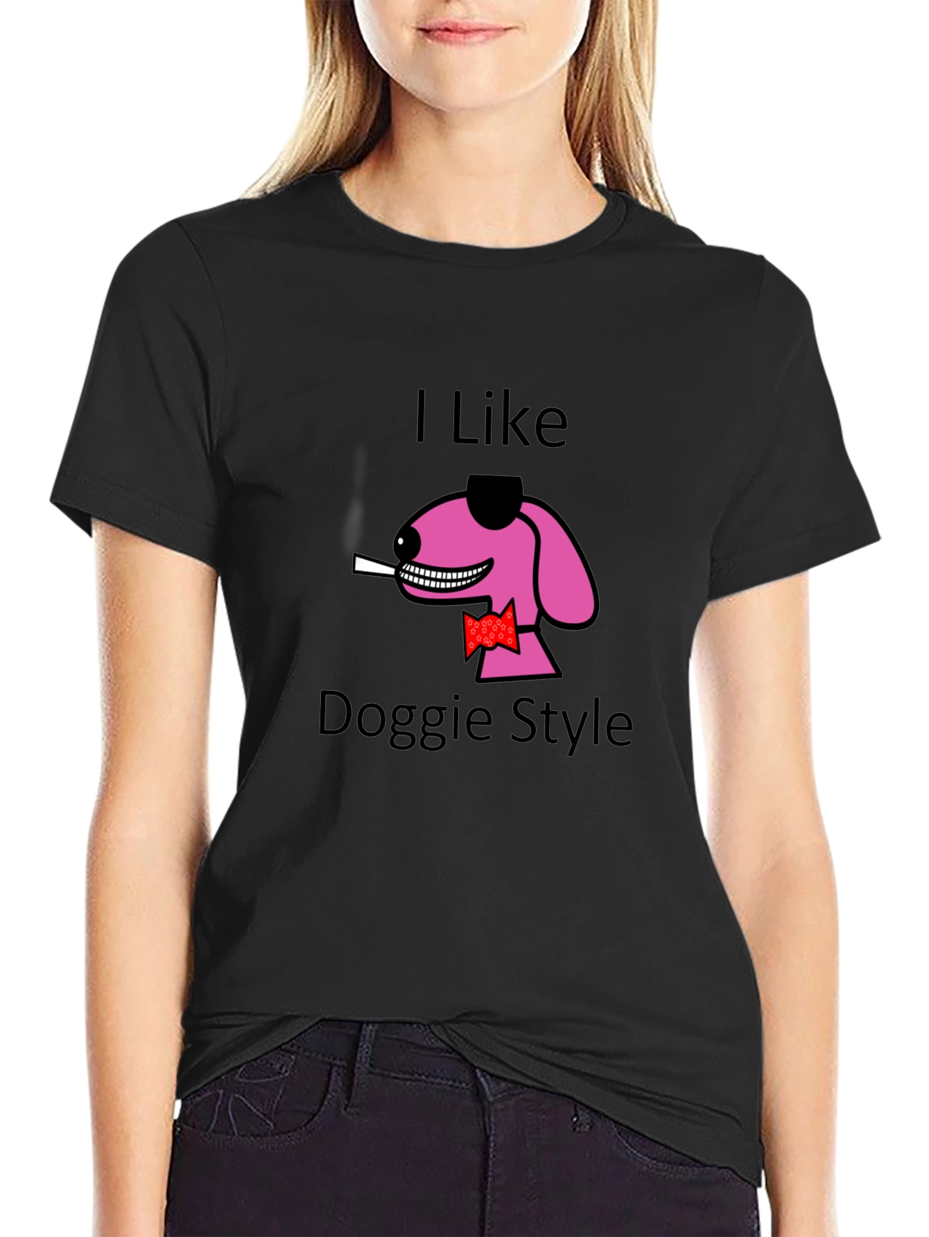 I Like Doggie Style Graphic T-Shirt