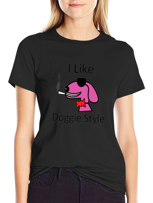 I Like Doggie Style Graphic T-Shirt