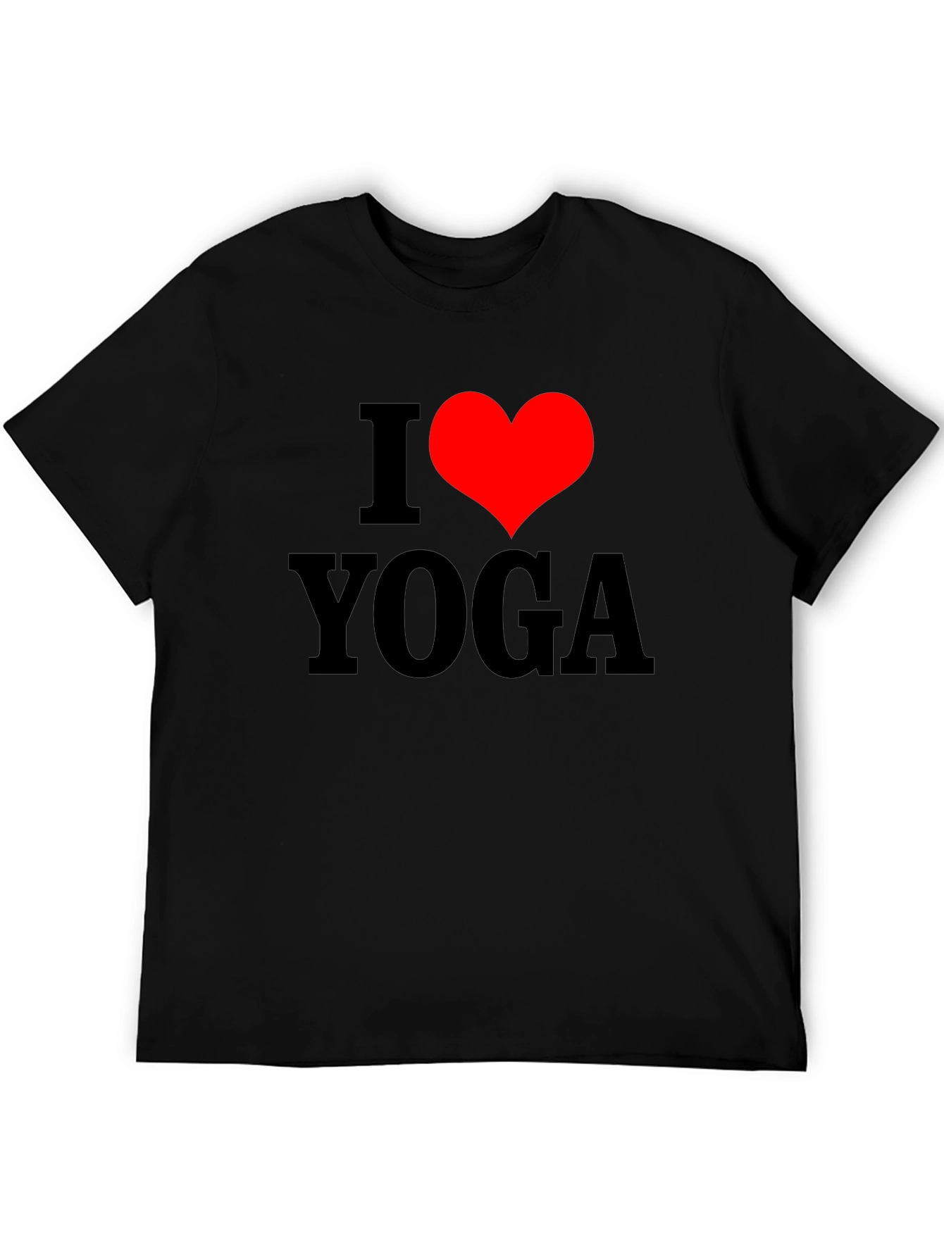 I Heart Yoga T-Shirt - Black