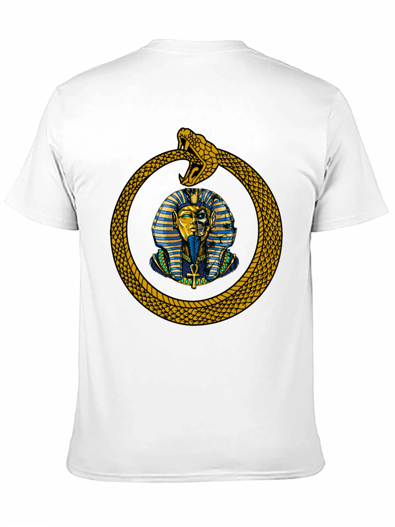 Egyptian Pharaoh Snake Graphic T-Shirt