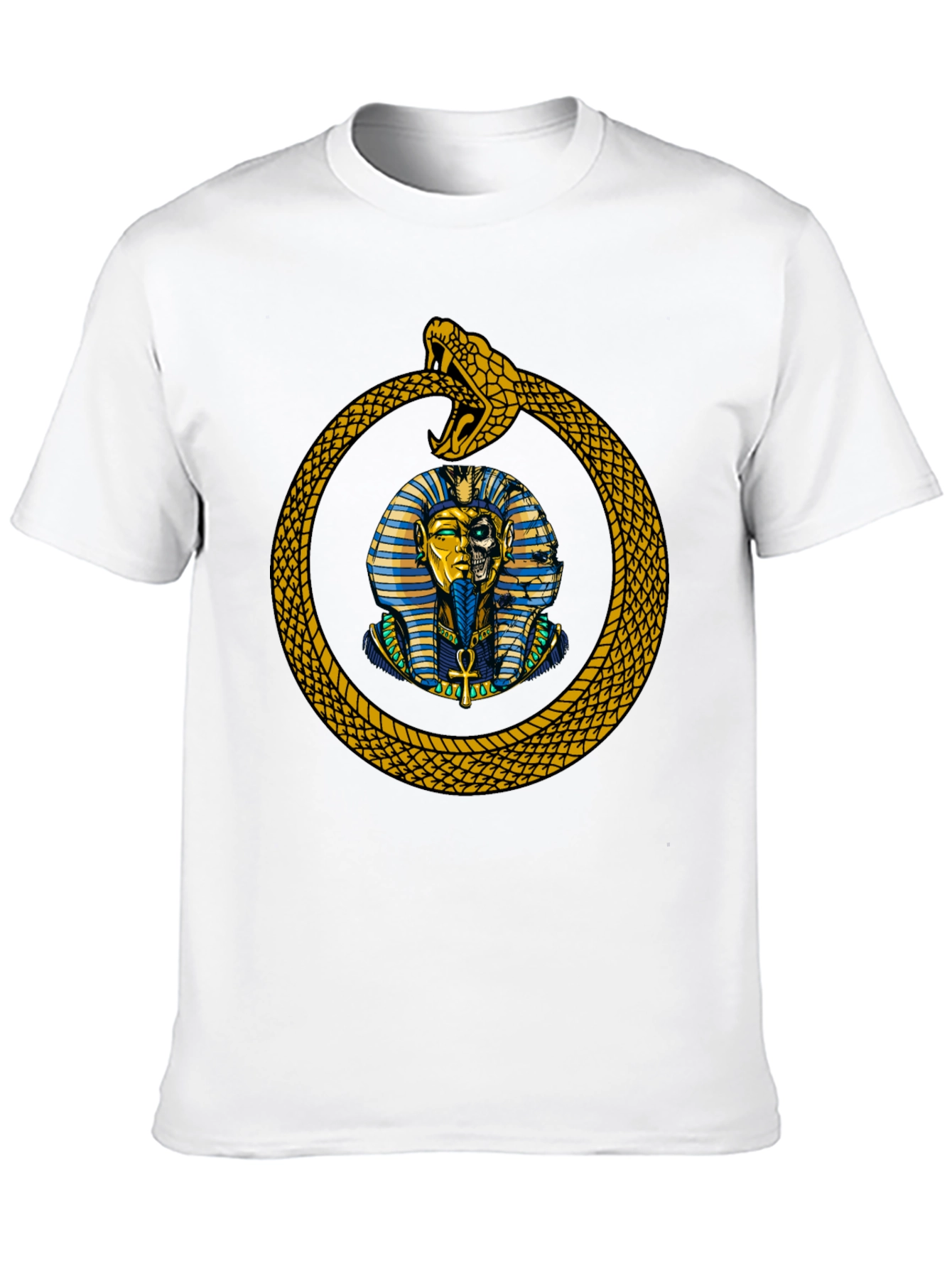 Egyptian Pharaoh Snake Graphic T-Shirt